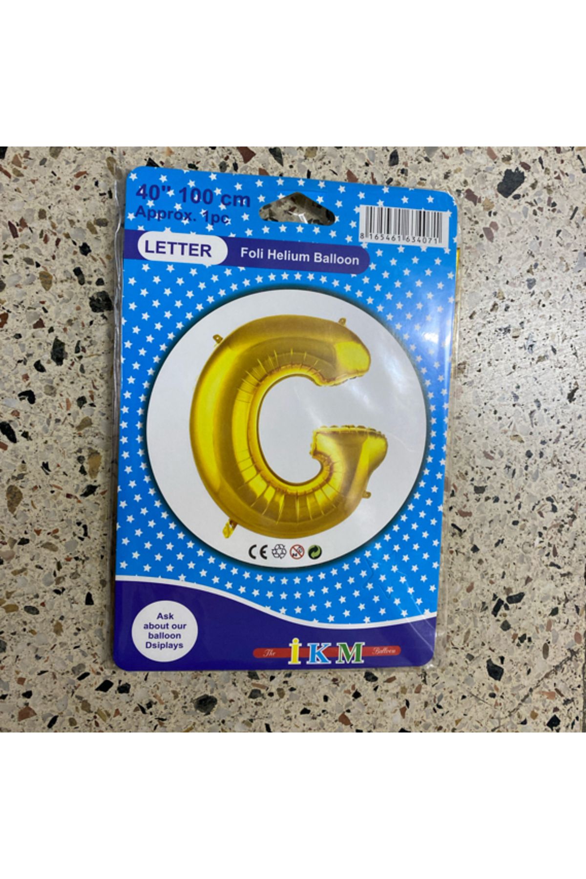 Ta-Fu Global G - GOLD HELYUM BALON