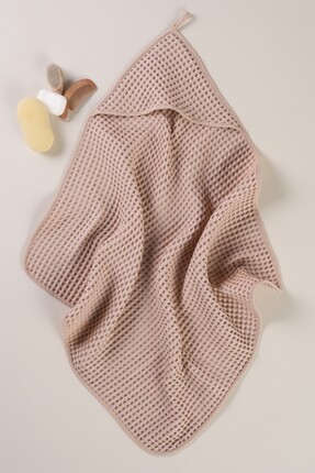 Bondberro Waffle Kumaş %100 Pamuk Bebek ve Çocuk Bornoz Havlu