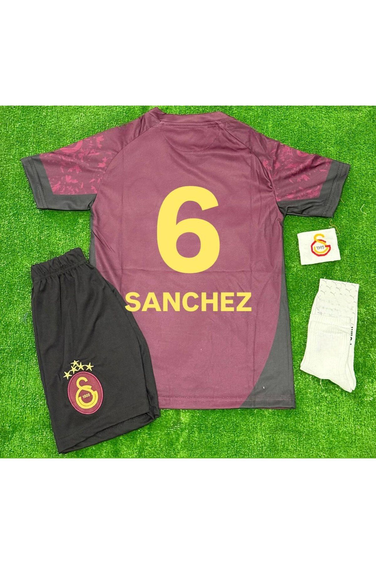 Alaturka Mix galatasaray 5 yıldızlı # sanches 6 # 25/26 deplasman çocuk forması