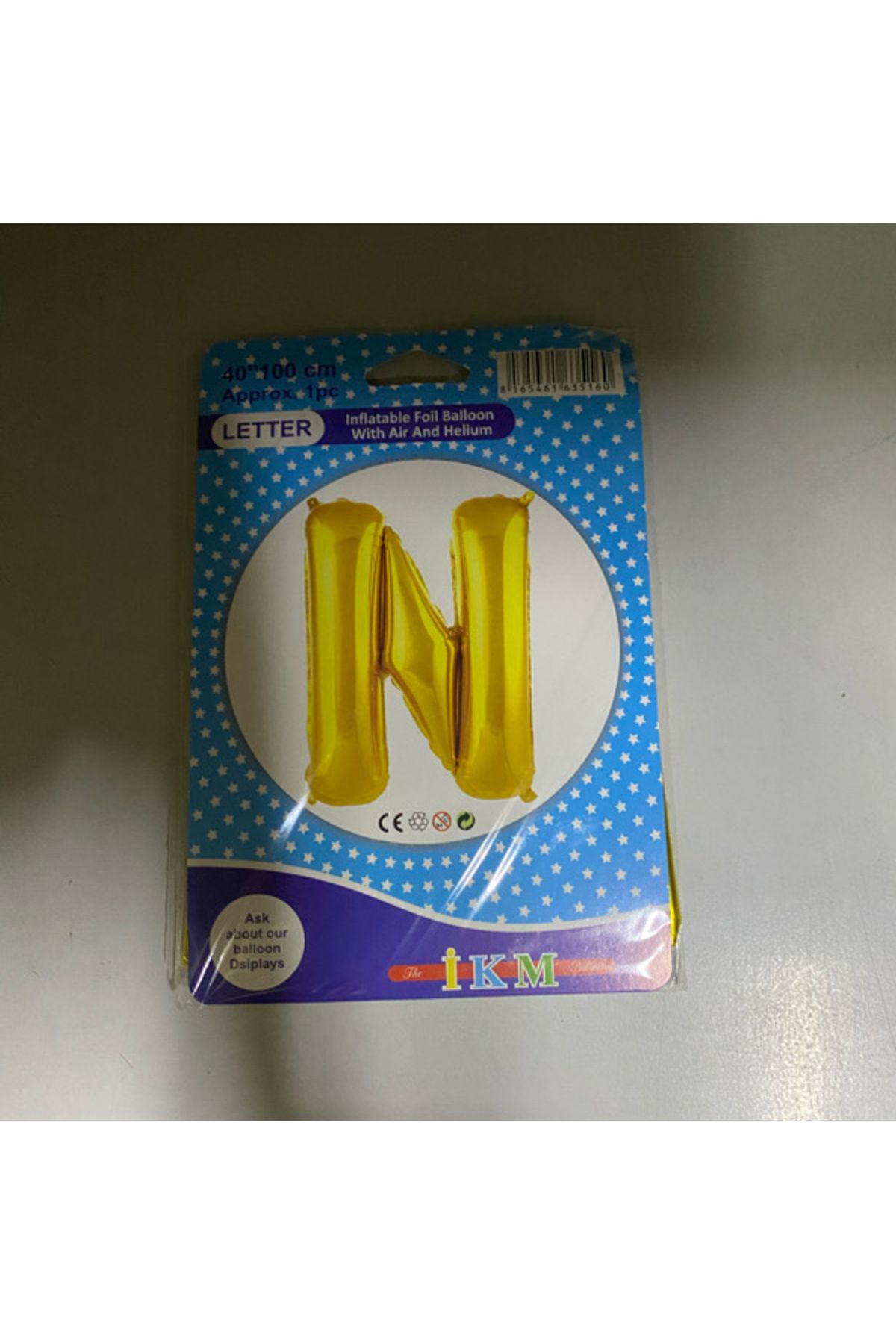 Ta-Fu Global N - GOLD HELYUM BALON