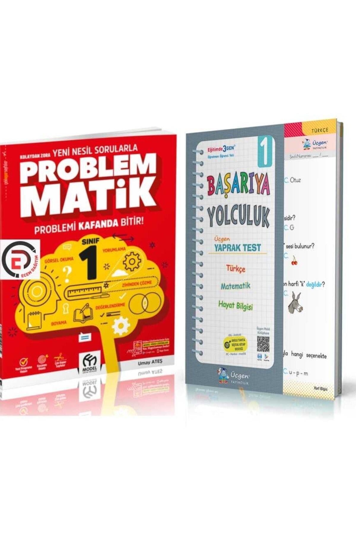 Model Eğitim Yayınları 1.Sınıf Problemlerle Matematik Üçgen Yaprak Test