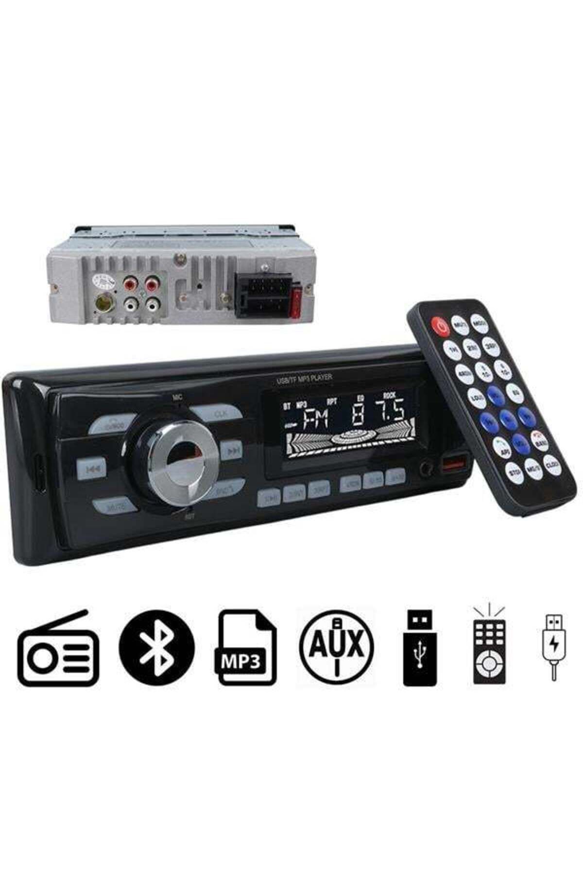 Modafiks Carstar CS-930 Çift USB/SD/FM/AUX/Bluetooth Kumandalı Oto Teyp 4X60 Watt