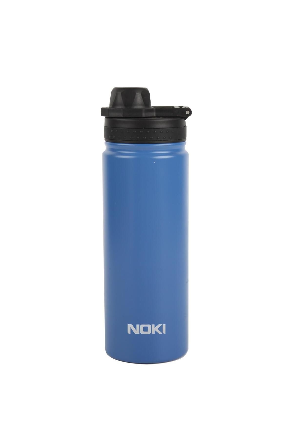 Noki Vidalı Kapak Taşıma Kulplu Çelik Termos Matara 540 ml (T-0126)