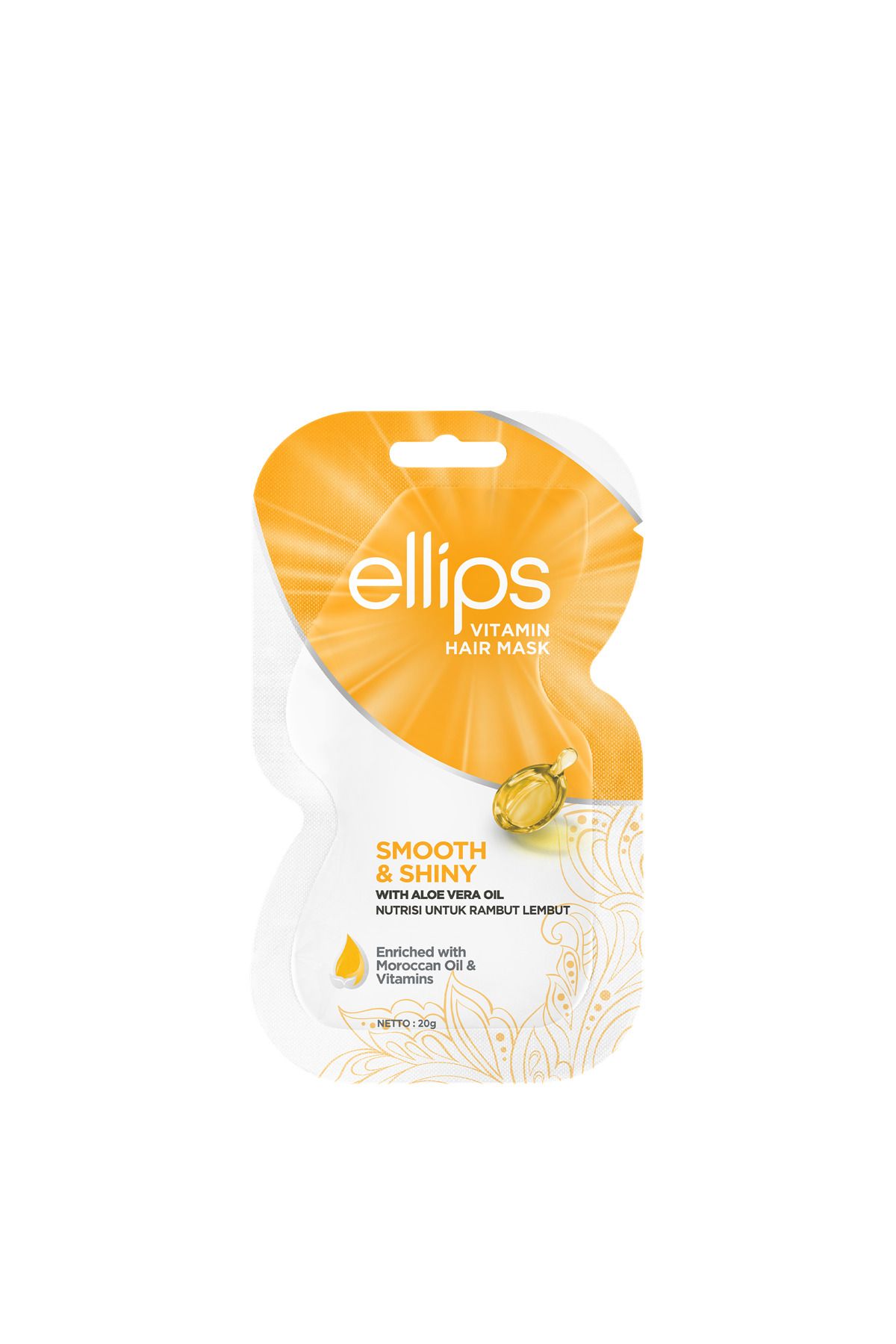 Ellips Smooth&Shiny Yumuşaklık ve Işıltı Veren Vitamin Maskesi 20 g