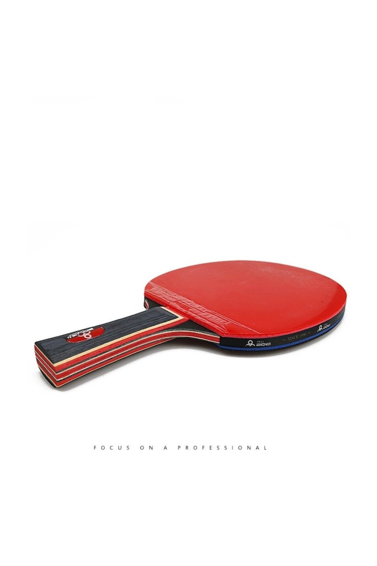 LEBLOU-Complete ping pong set with 2 table tennis paddles, retractable net, 4 balls and carrying bag 8