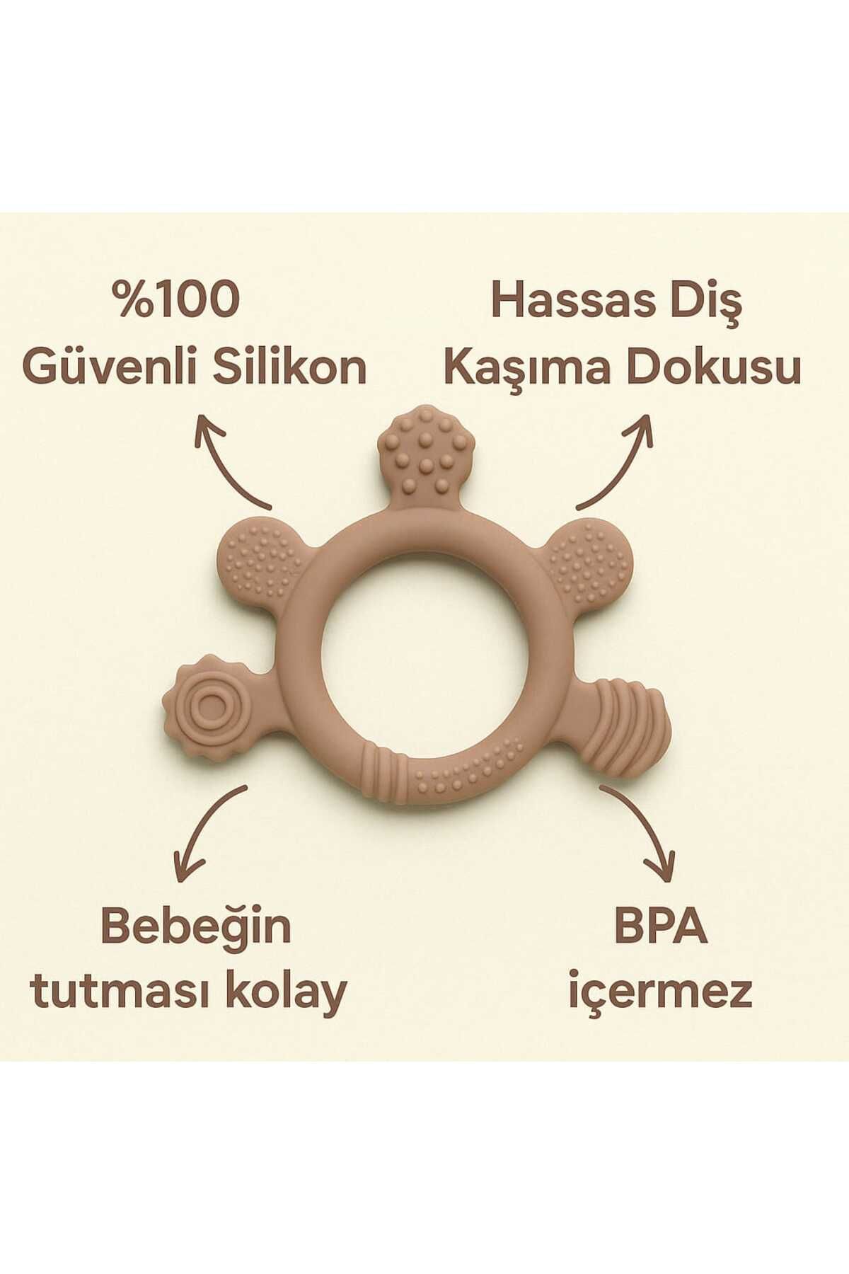 ermaslicon bebek diş kaşıyıcı parmak model bebek dişlik