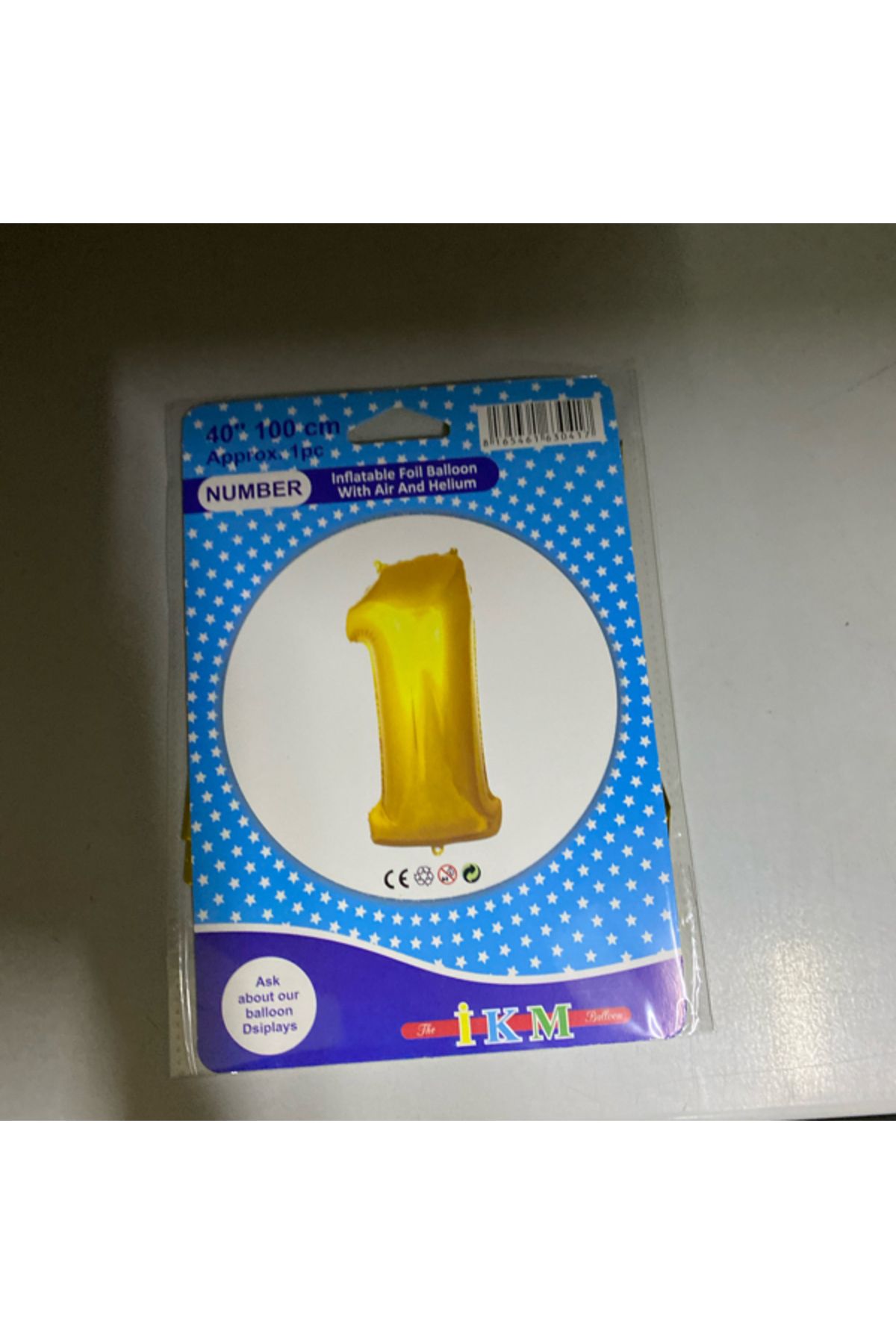 Ta-Fu Global 1 - GOLD HELYUM BALON