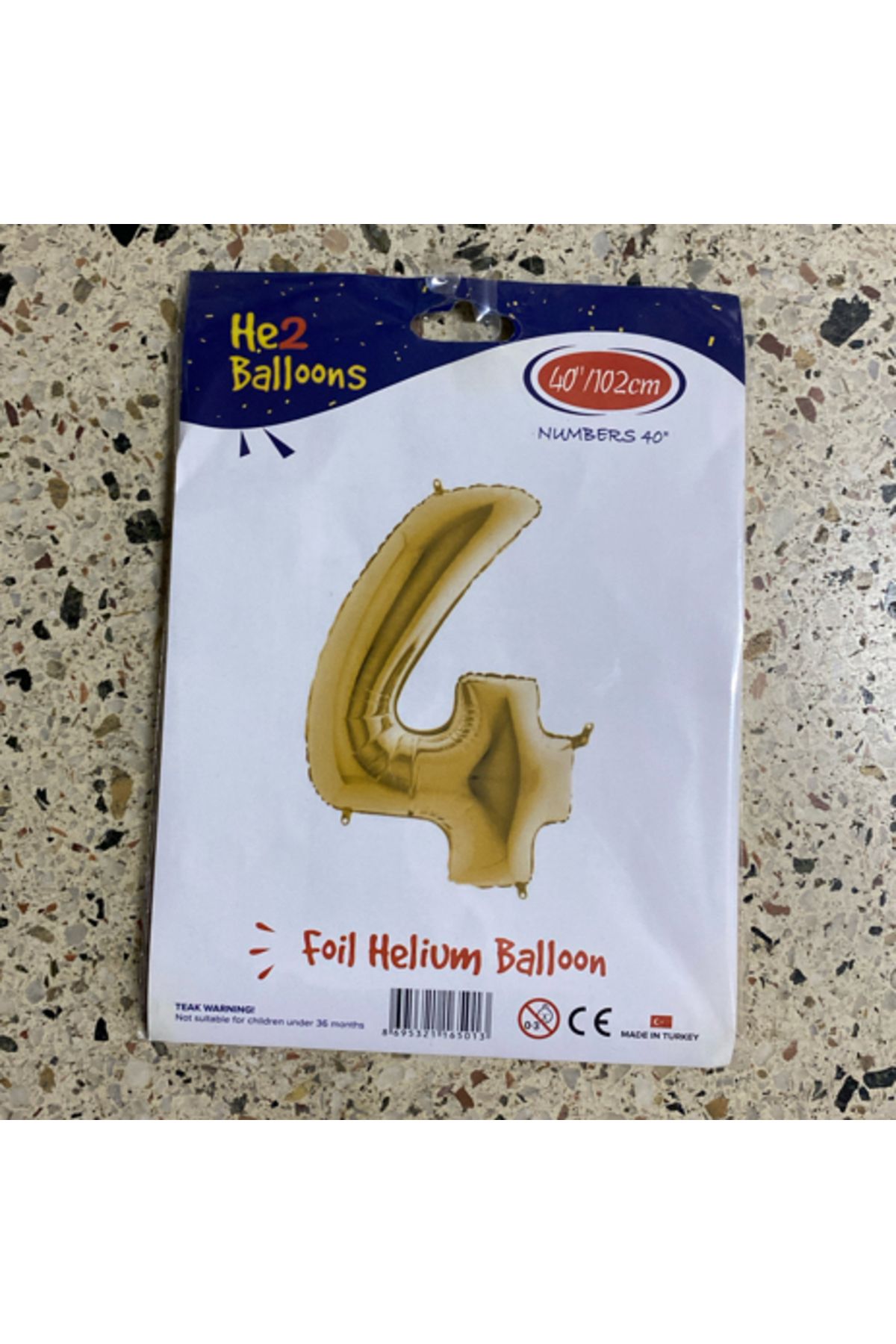 Ta-Fu Global 4 - GOLD HELYUM BALON