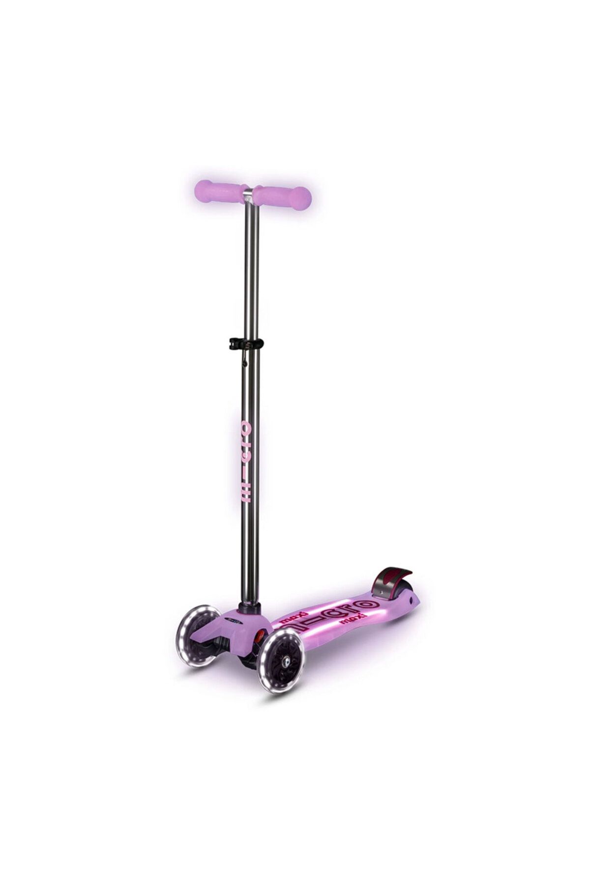 Micro Scooter Maxi Micro Scooter Deluxe Glow Led Plus Luminous Purple MMD378