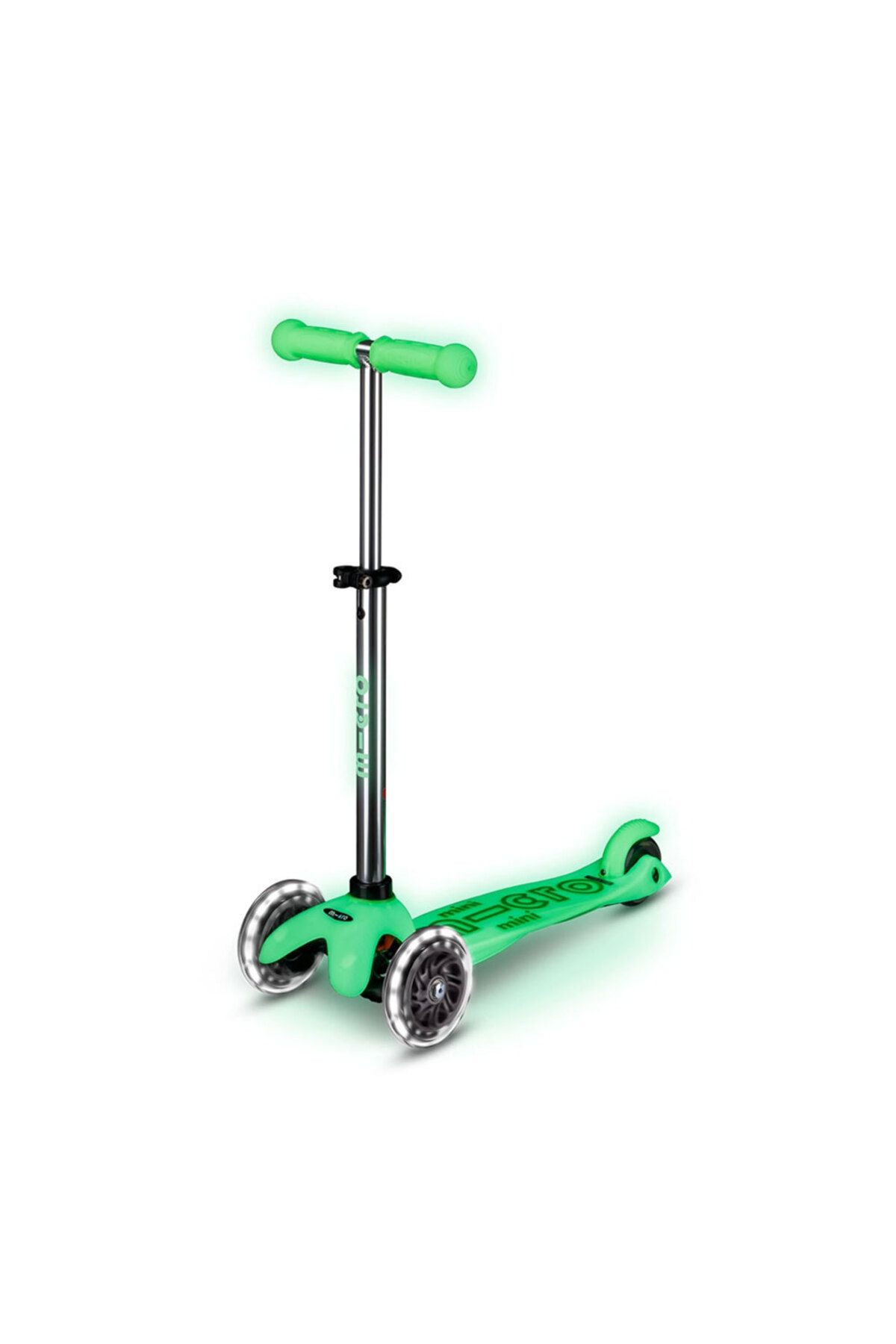 Micro Scooter Mini Micro Scooter Deluxe Glow LED Plus Icy Lime MMD212