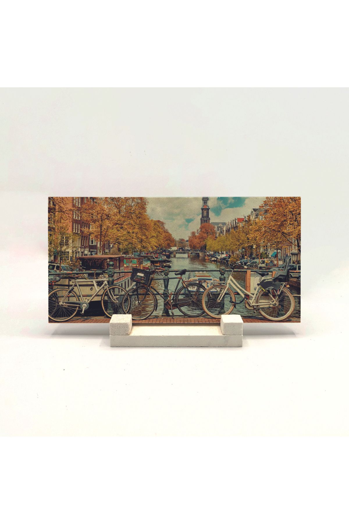 Souvenest Hollanda Baskılı Doğaltaş Masaüstlük 10x20 Drg-17