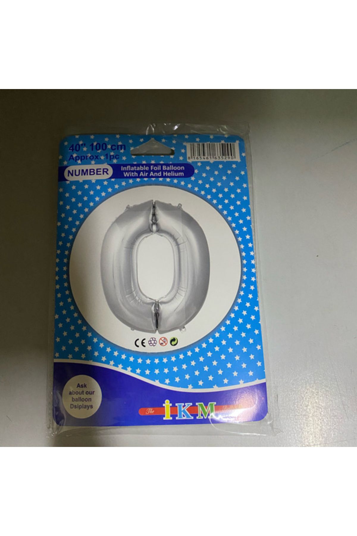 Ta-Fu Global O - GÜMÜŞ HELYUM BALON