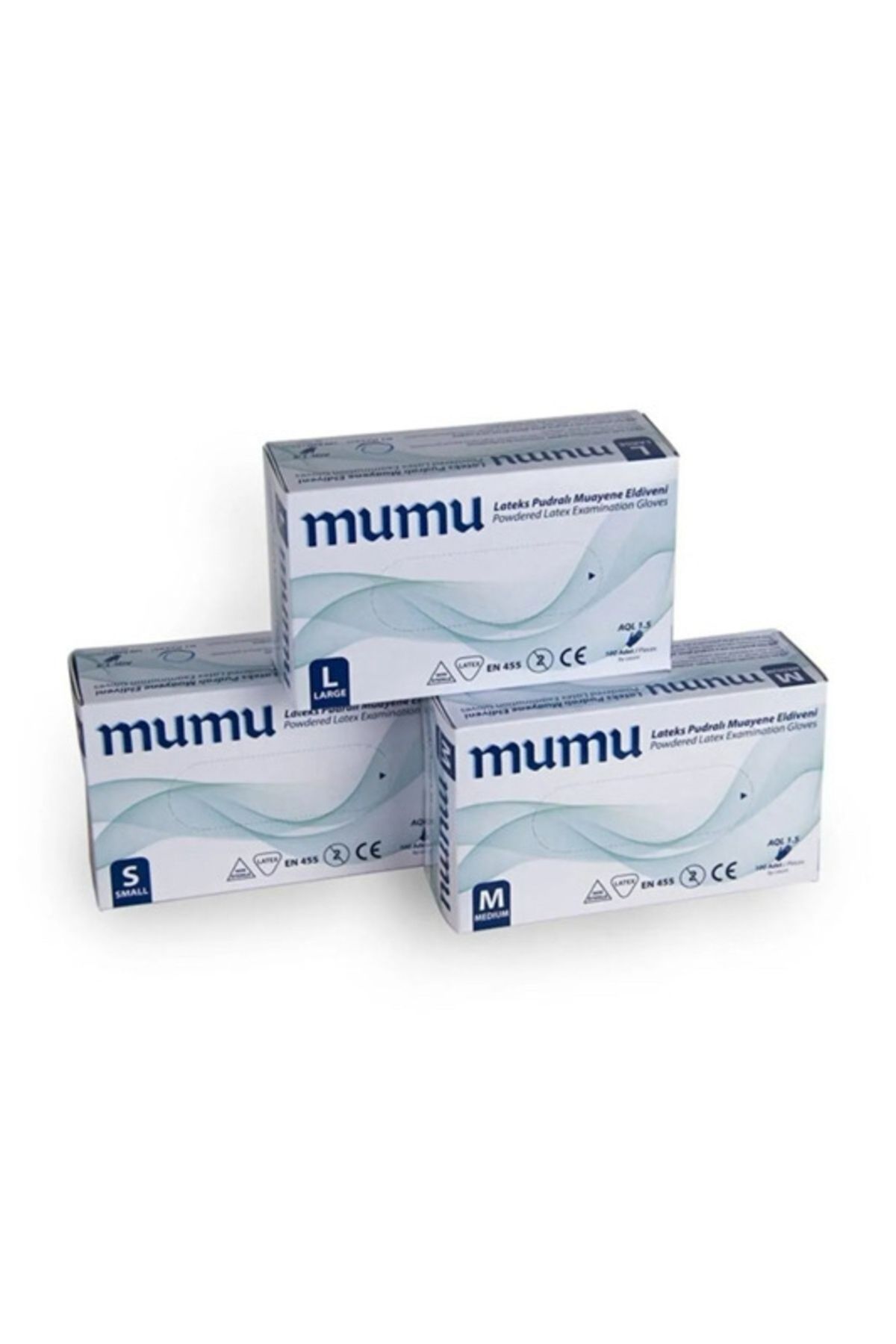 Ta-Fu Global MUMU BEYAZ M BEDEN PUDRALI ELDİVEN (100ADET)