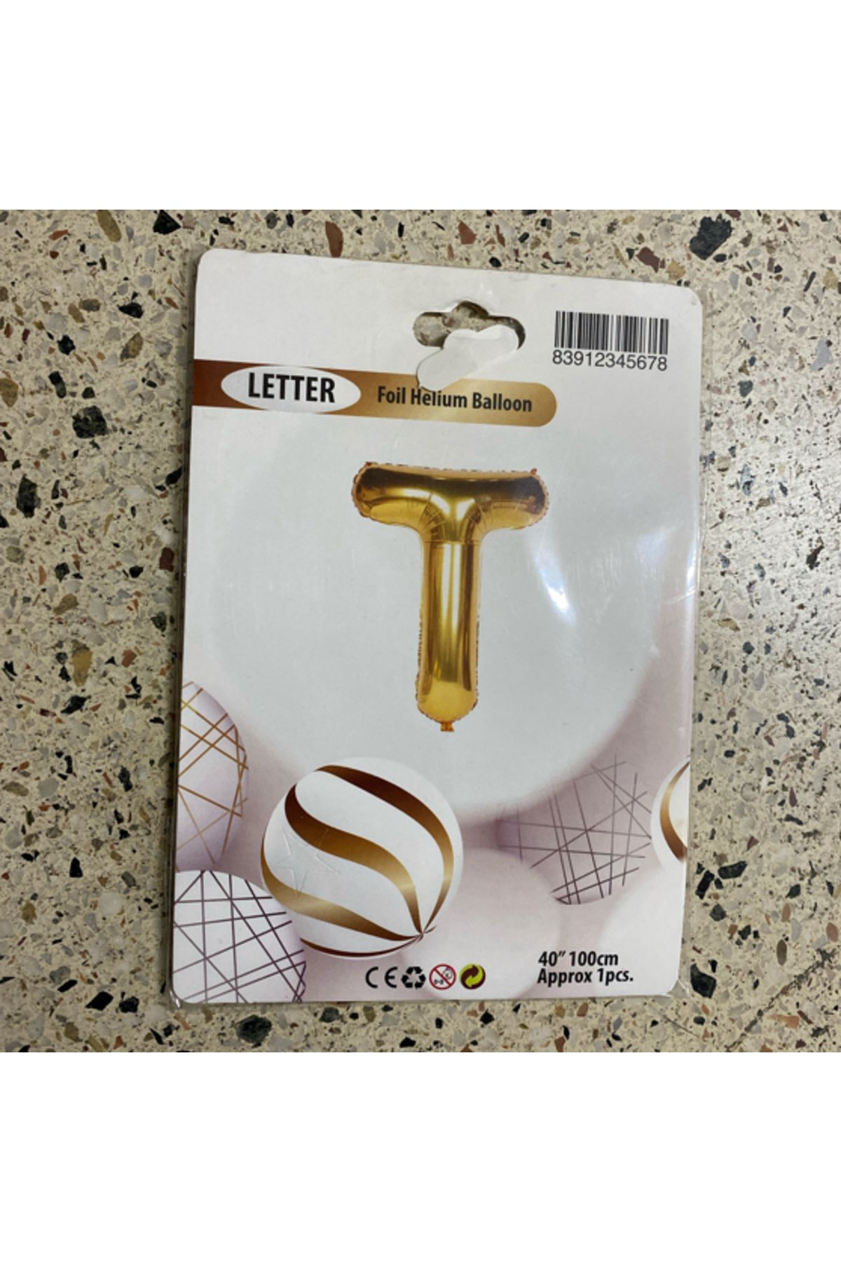 Ta-Fu Global T - GOLD HELYUM BALON