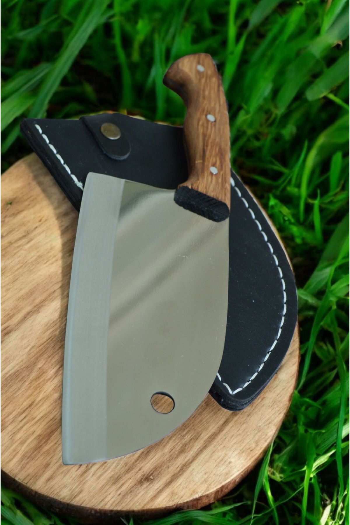 MERTCAN KNİFE 30 cm kılıflı almazan outdoor av ve kamp bıçağı mutfak bıçağı çakı kasap et bıçağı