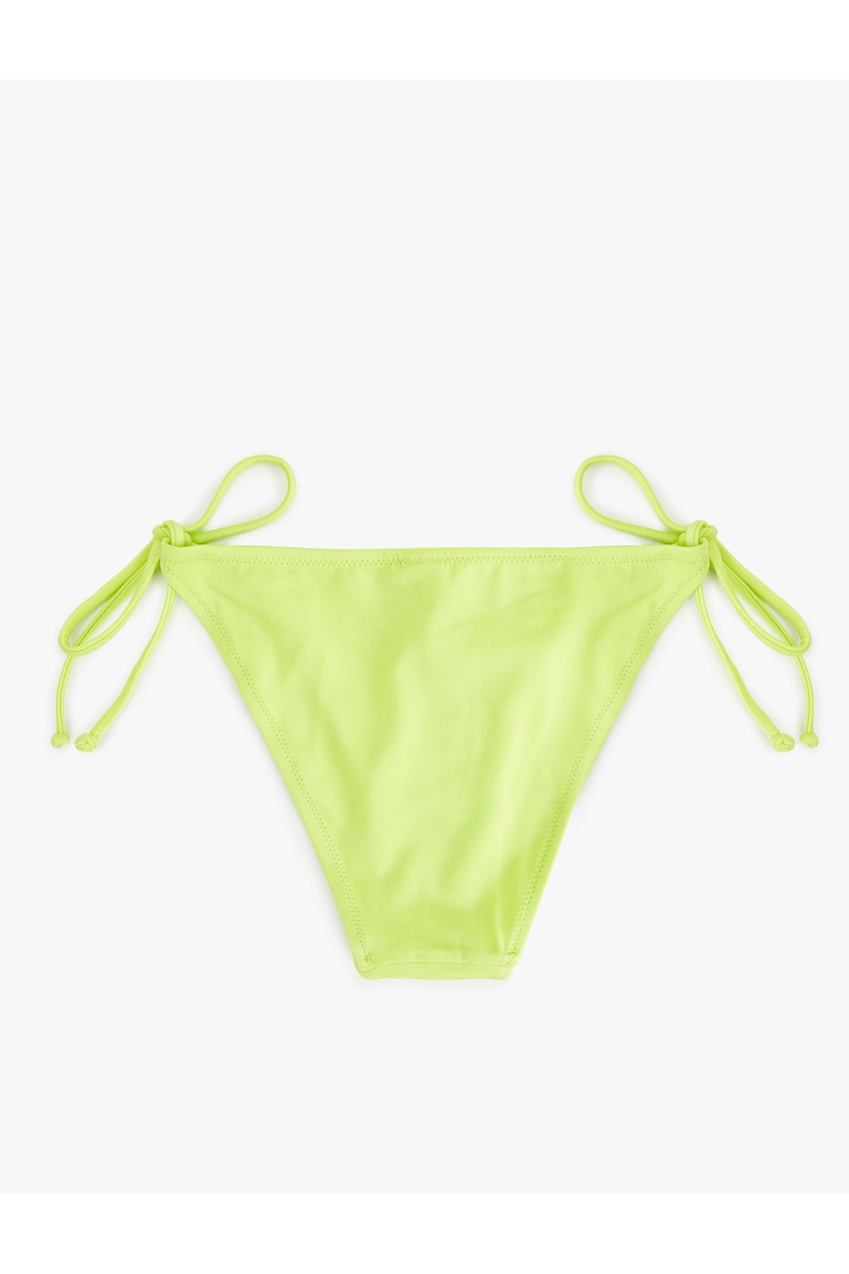 Koton-Shiny Bikini Bottom with Drawstrings on the Sides 2