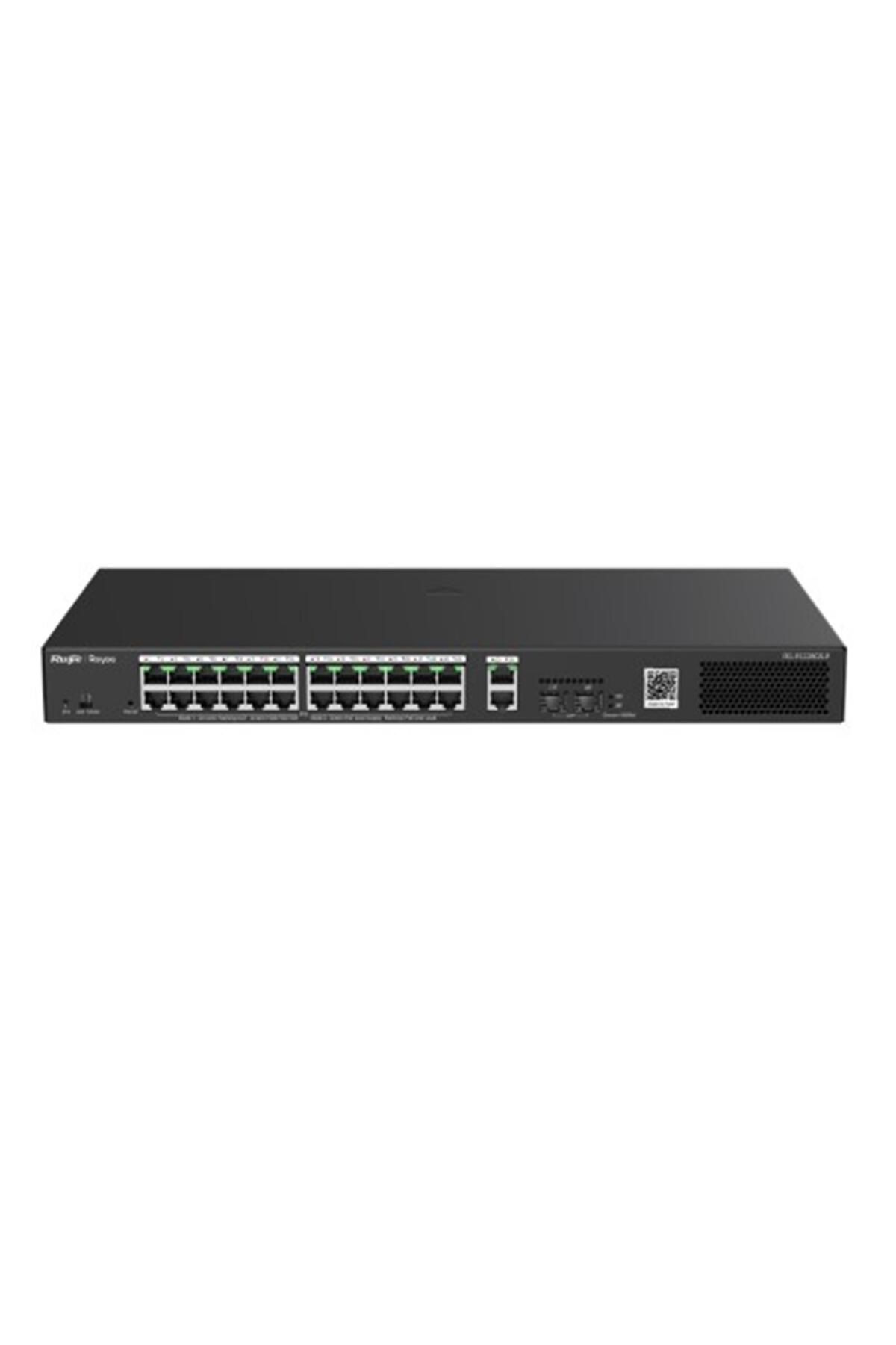 Vobotek Teknoloji Ruijie-Reyee RG-ES228GS-P 24 Port Poe+ 10-100-1000 Mbps + 2 Port SFP Yönetilebilir Switch