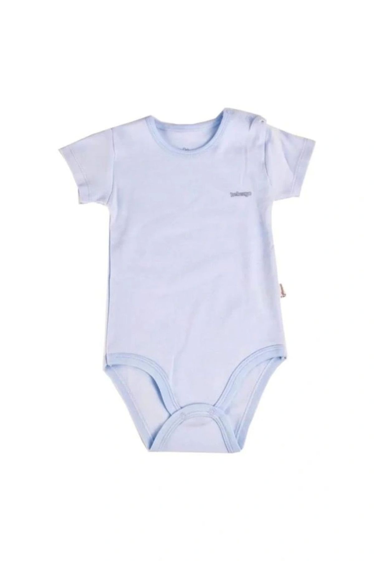 OurStyles Bebengo BU4021 Basic Kısa Kol Body Mavi