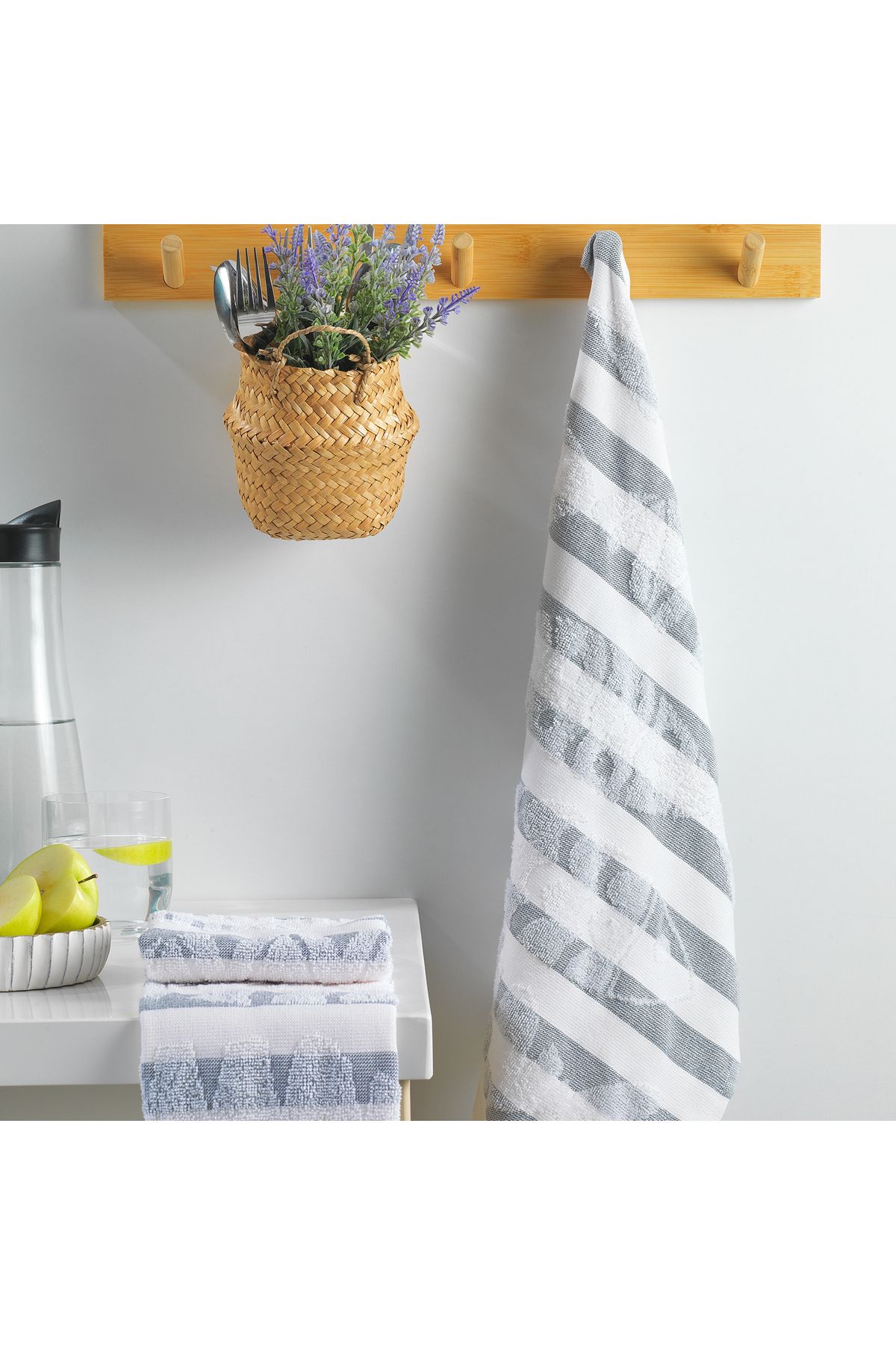 Schafer Home Alessa 2 Li Kurulama Bezi 40x60 Cm-antrasit