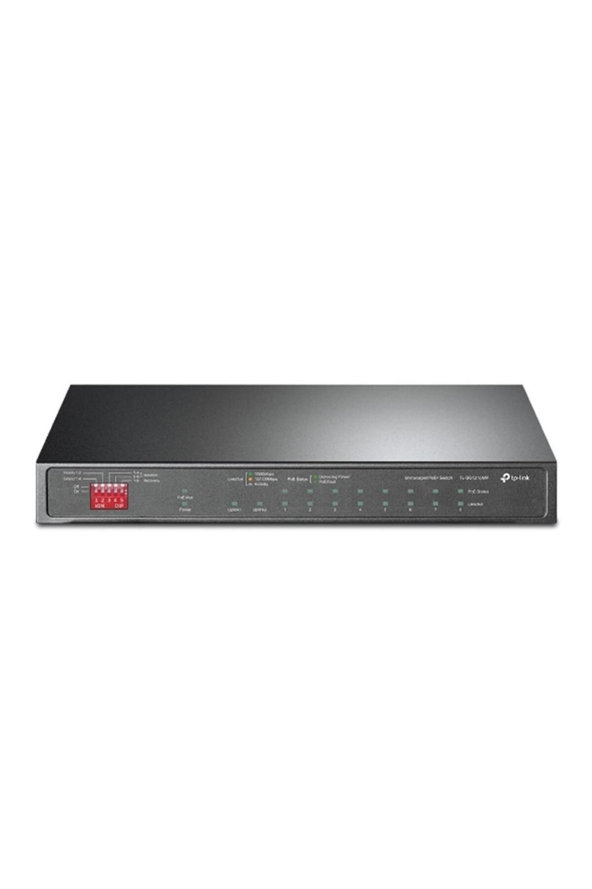 Vobotek Teknoloji -Link TL-SG1210MP 8 Port 10-100-1000 Poe+ Switch 2 Port 10-100-1000 Mbps 1 Port SFP
