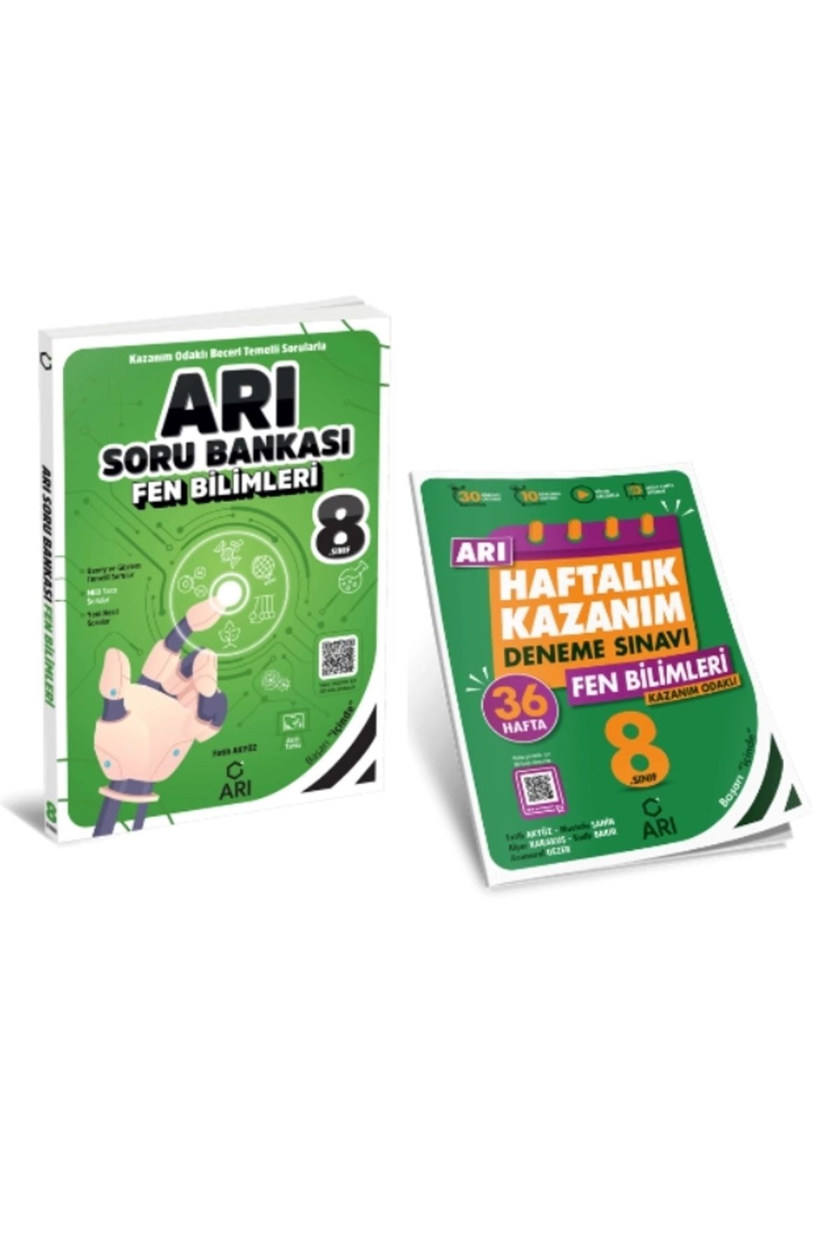 Arı Yayıncılık ARI YAYINCILIK 8. Sınıf Fen Bilimleri Arı Soru Bankası + Arı Haftalık Kazanım Deneme
