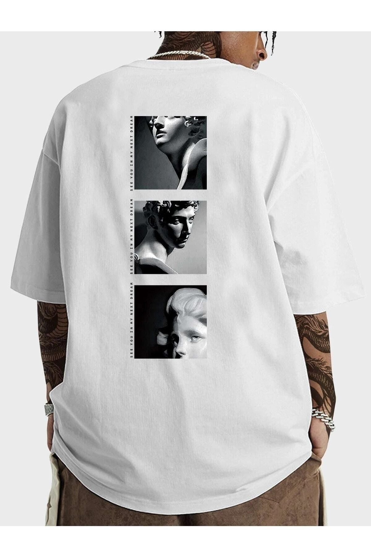 Hunors Sportswear & Company See You Baskılı Oversize Erkek T-shirt Salaş Boyfirend