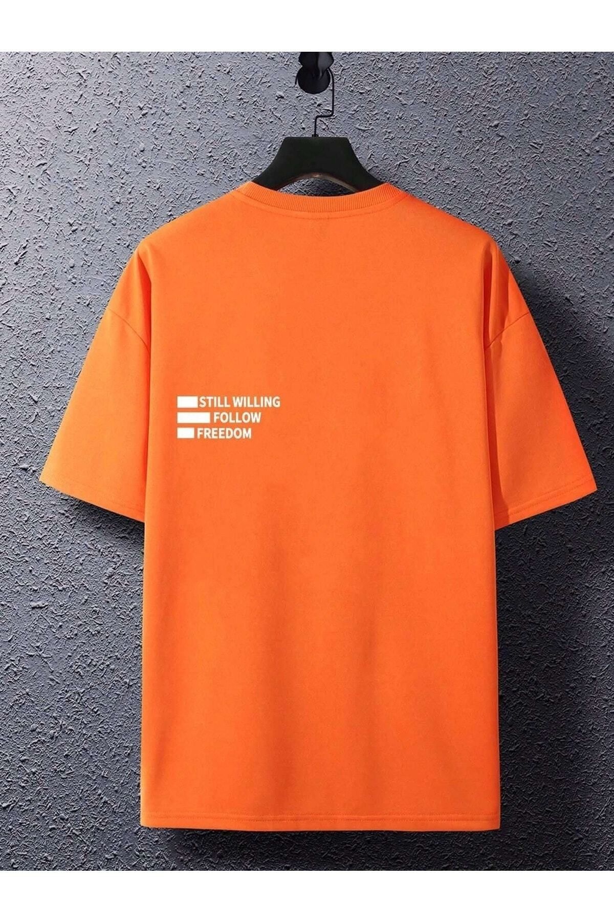 Boi Still Willing Baskılı Oversize Kadın ve Erkek T-shirt Salaş Boyfirend