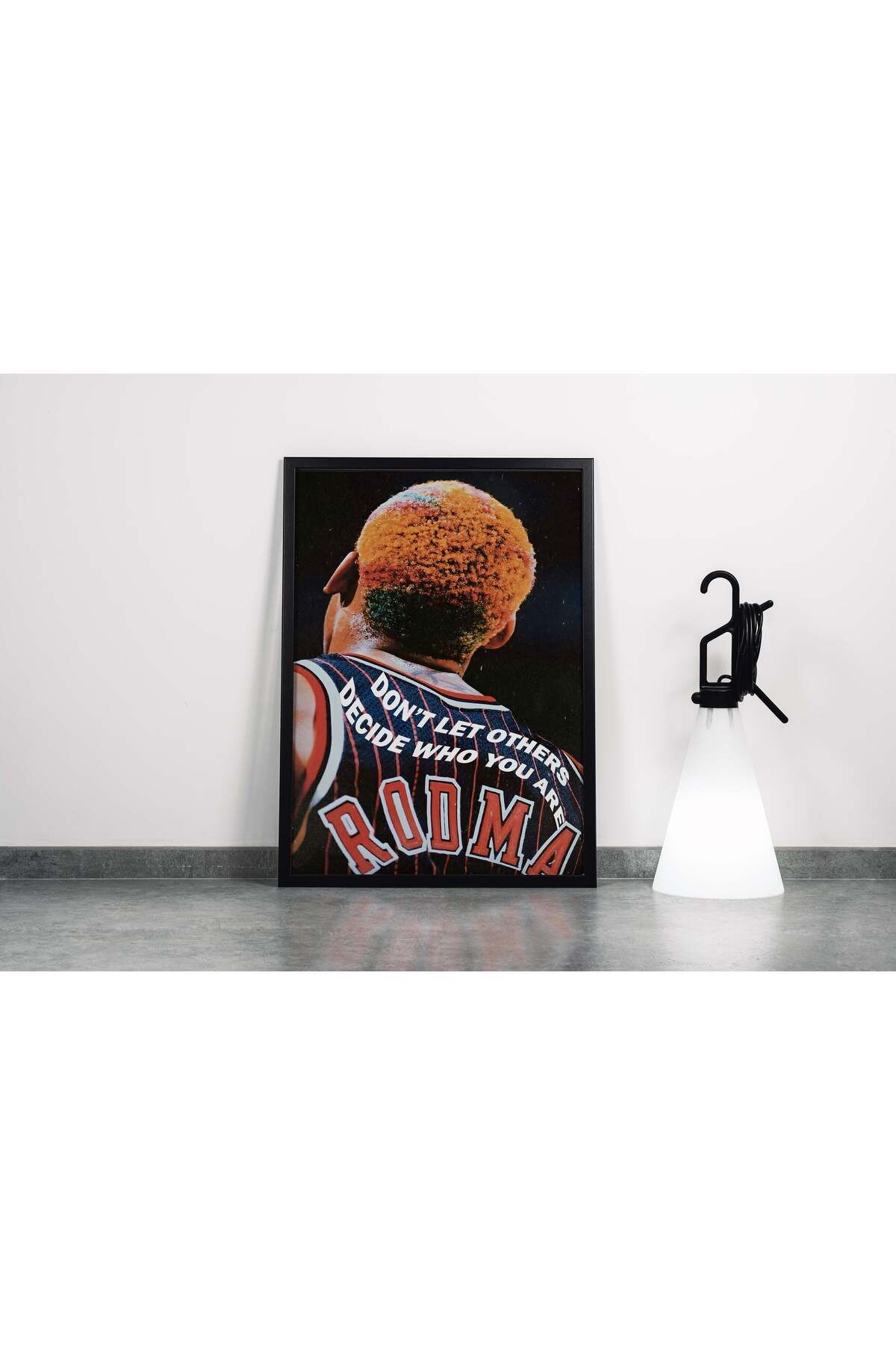Wallivo Don't Let Others, Dennis Rodman, Sport, Kanvas Tablo (SİYAH DIŞ ÇERÇEVELİ)