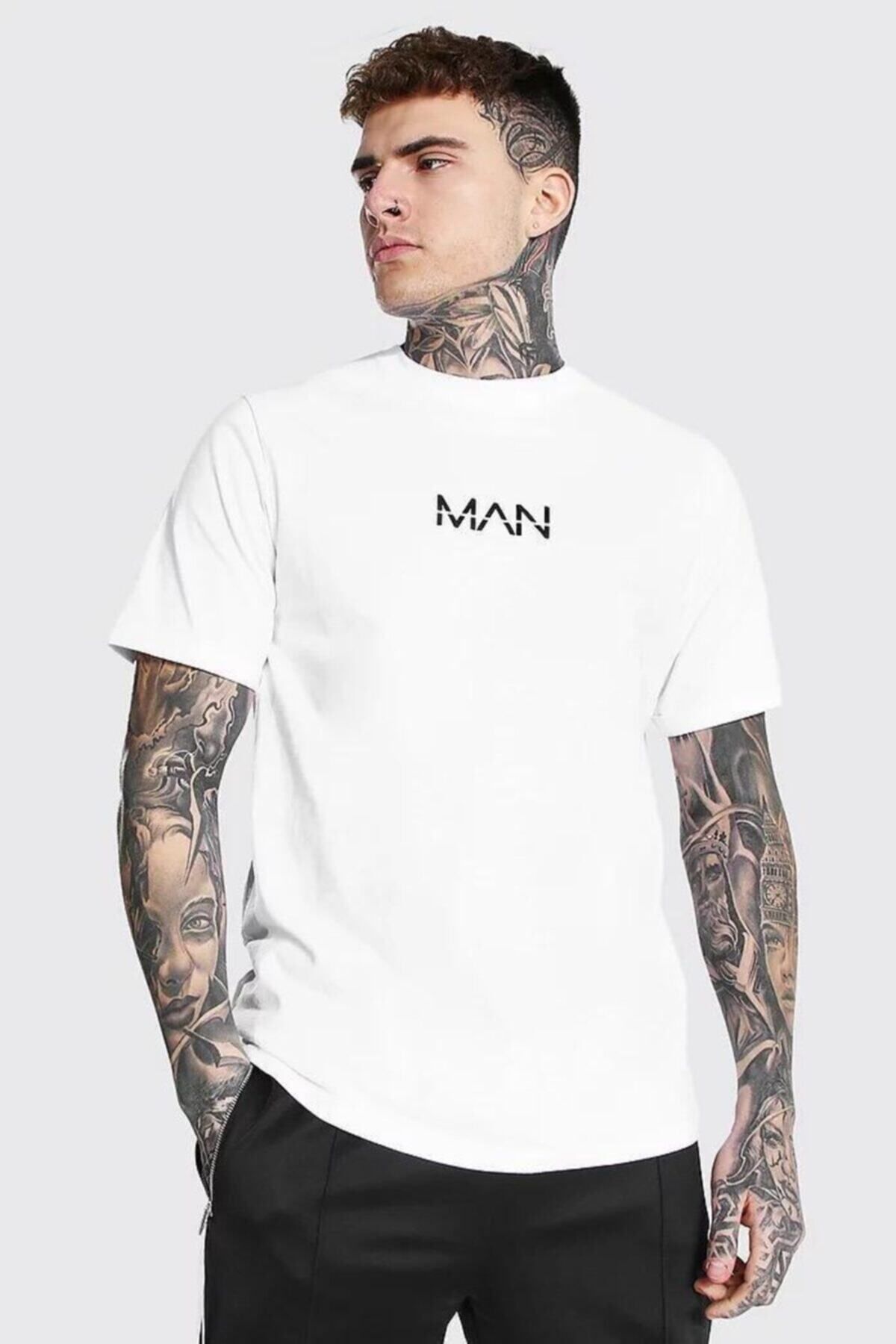 Hunors Sportswear & Company Beyaz Man Tshirt