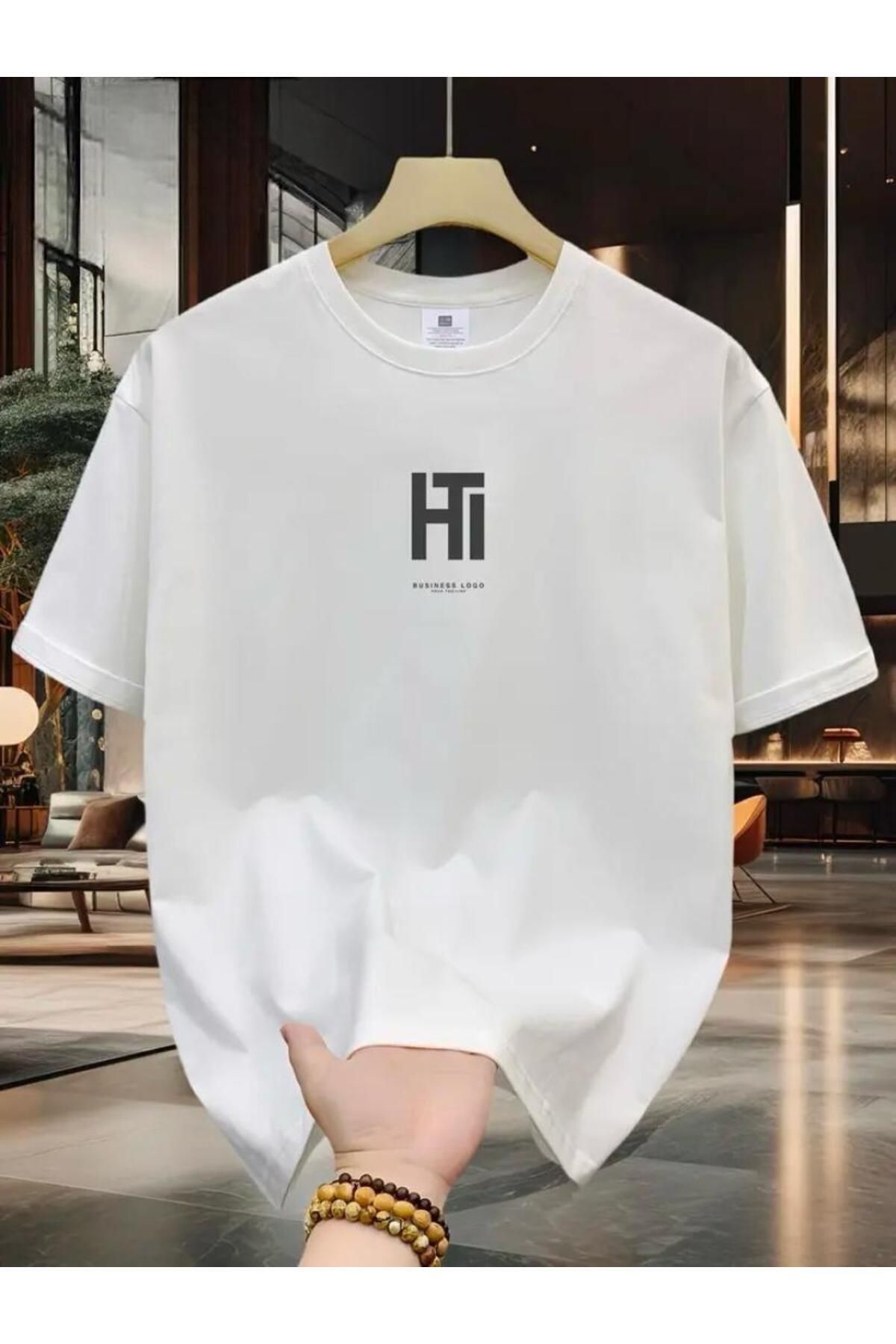 Hunors Sportswear & Company HT Yazı Detaylı Basic T-shirt