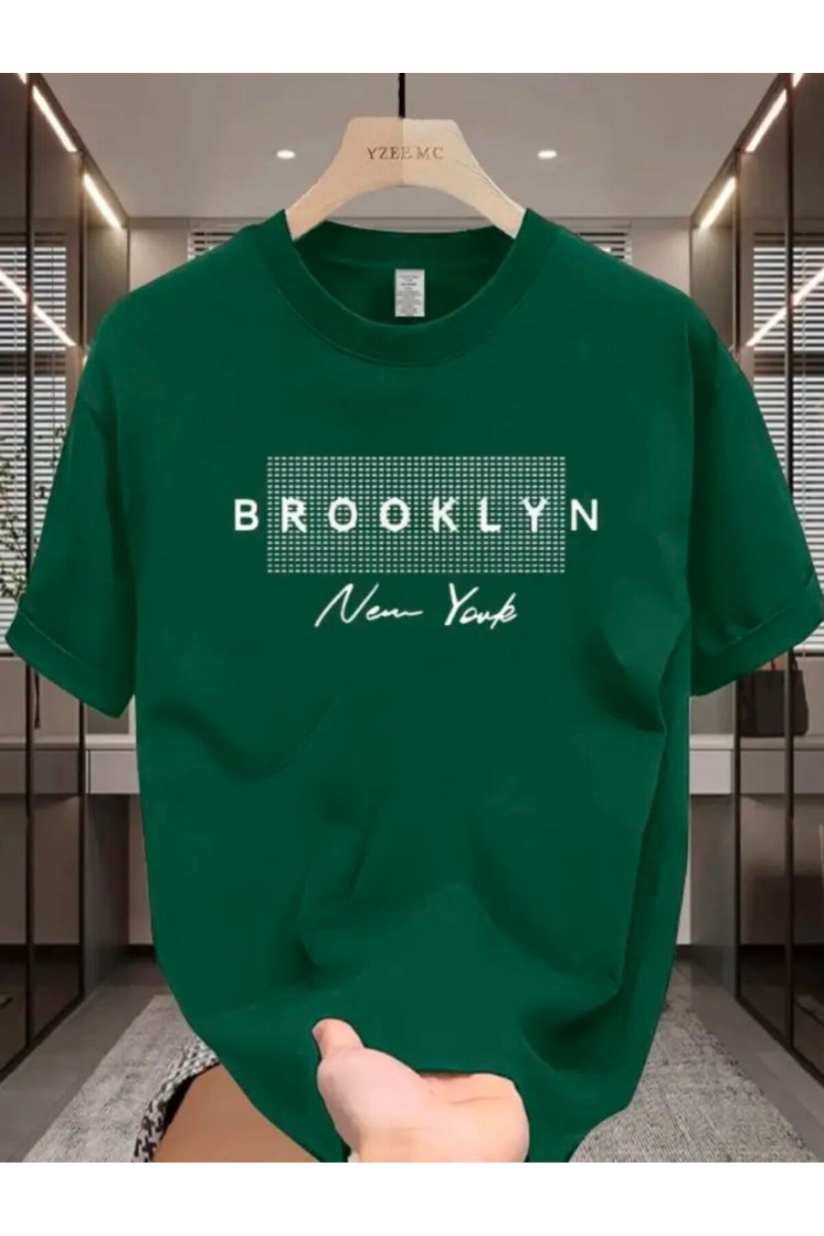 Hunors Sportswear & Company Brooklyn Baskılı Basic T-Shirt