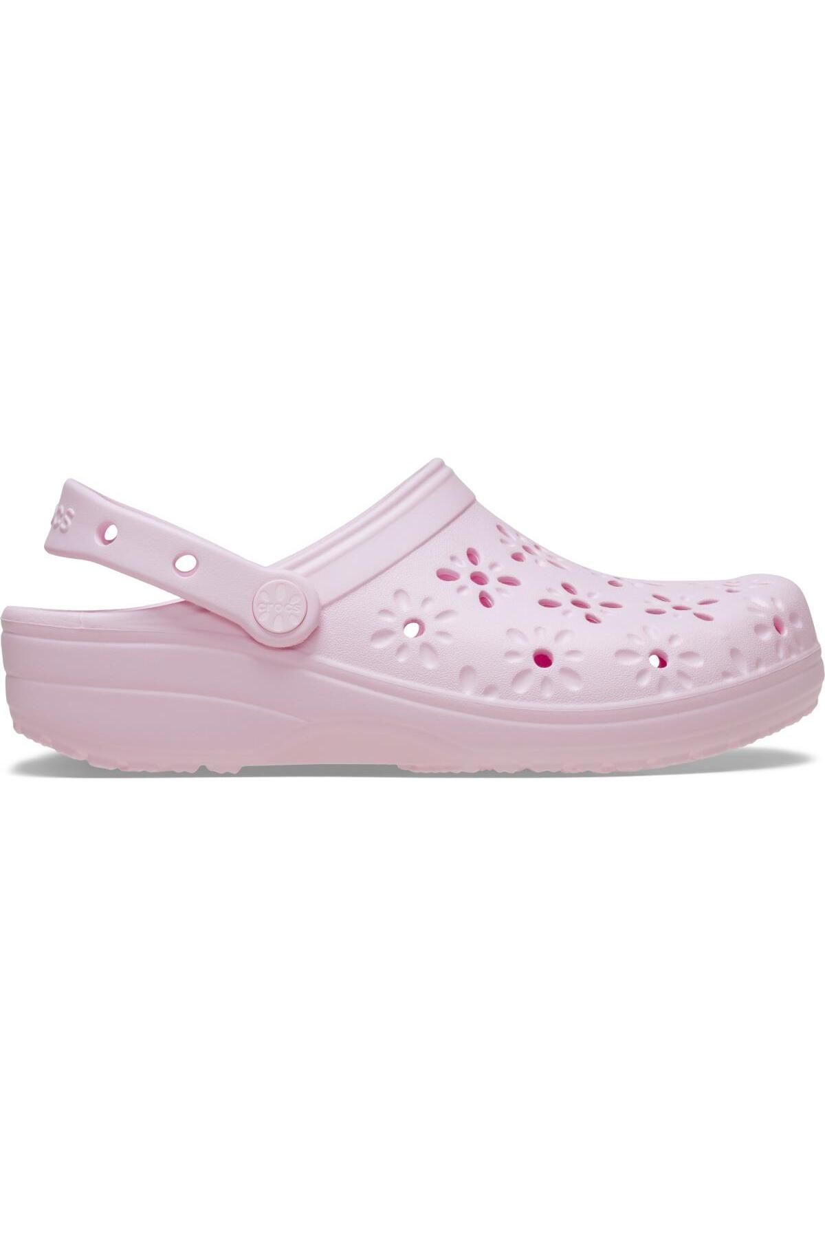 Crocs Classic Floral Cut Out Clog Terlik/Sandalet 210927-6ZW