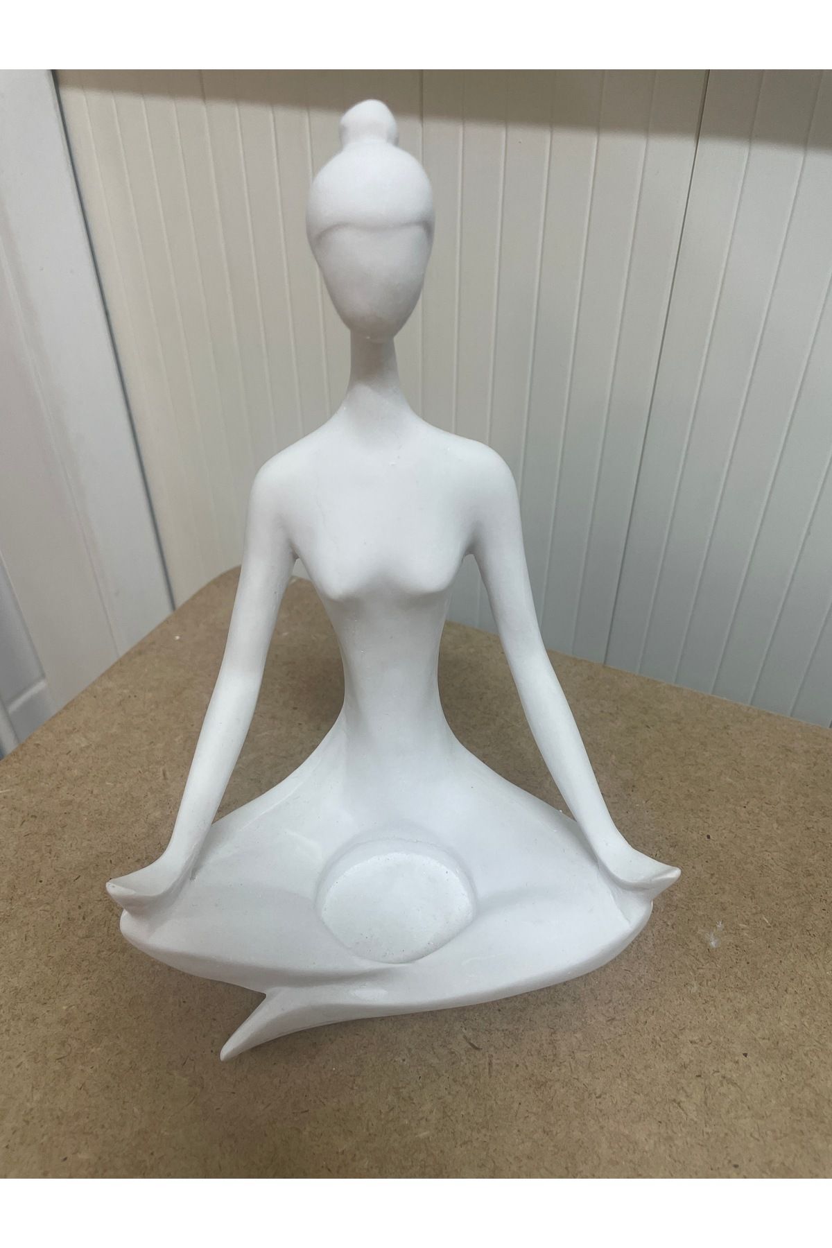 Ahşap Hobi boyanabilir meditasyon yoga polyester mumluk