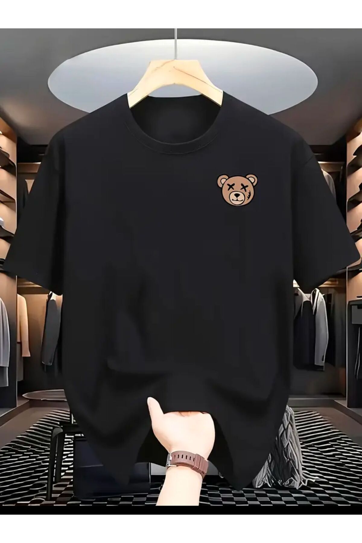 Boi MİNİ AYICIK BASKILI BASİC T-SHİRT