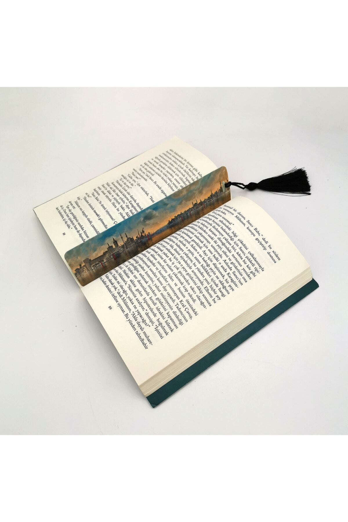 Souvenest İstanbul Baskılı, Püsküllü Kitap Ayracı (hediyelik Bookmark,ayraç-066)