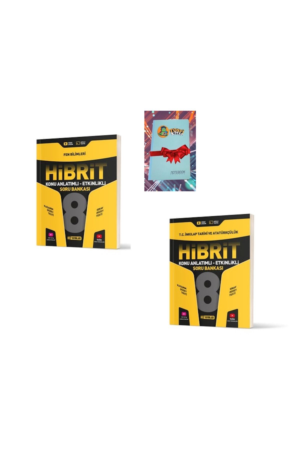 Karma Kitaplar 8. Sınıf FEN BİLİMLERİ + İNKILAP TARİHİ Hibrit Soru Bankası ( NOT DEFTERİ HEDİYE)