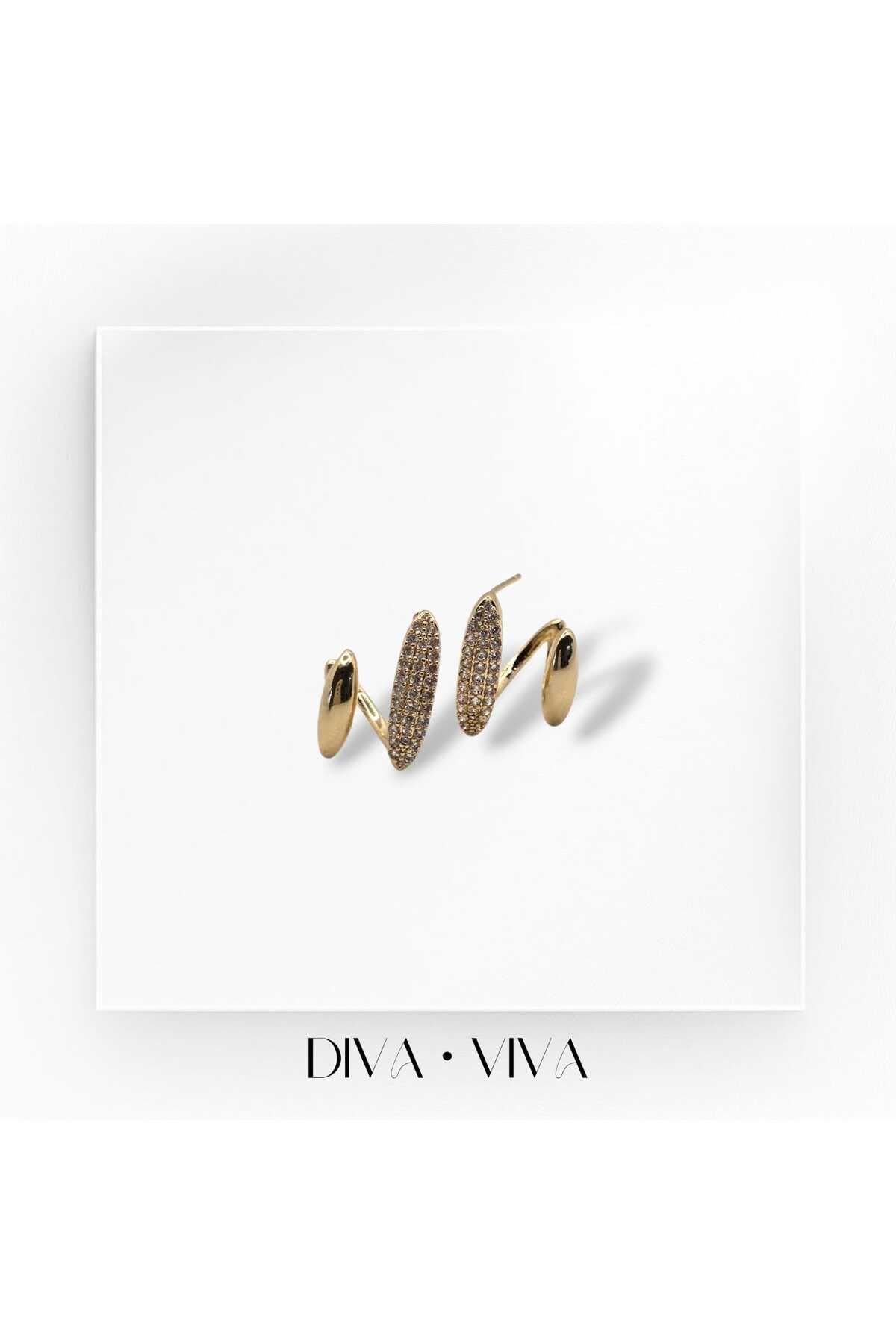 DivaViva Diva Viva - Dualis Kadın Küpe