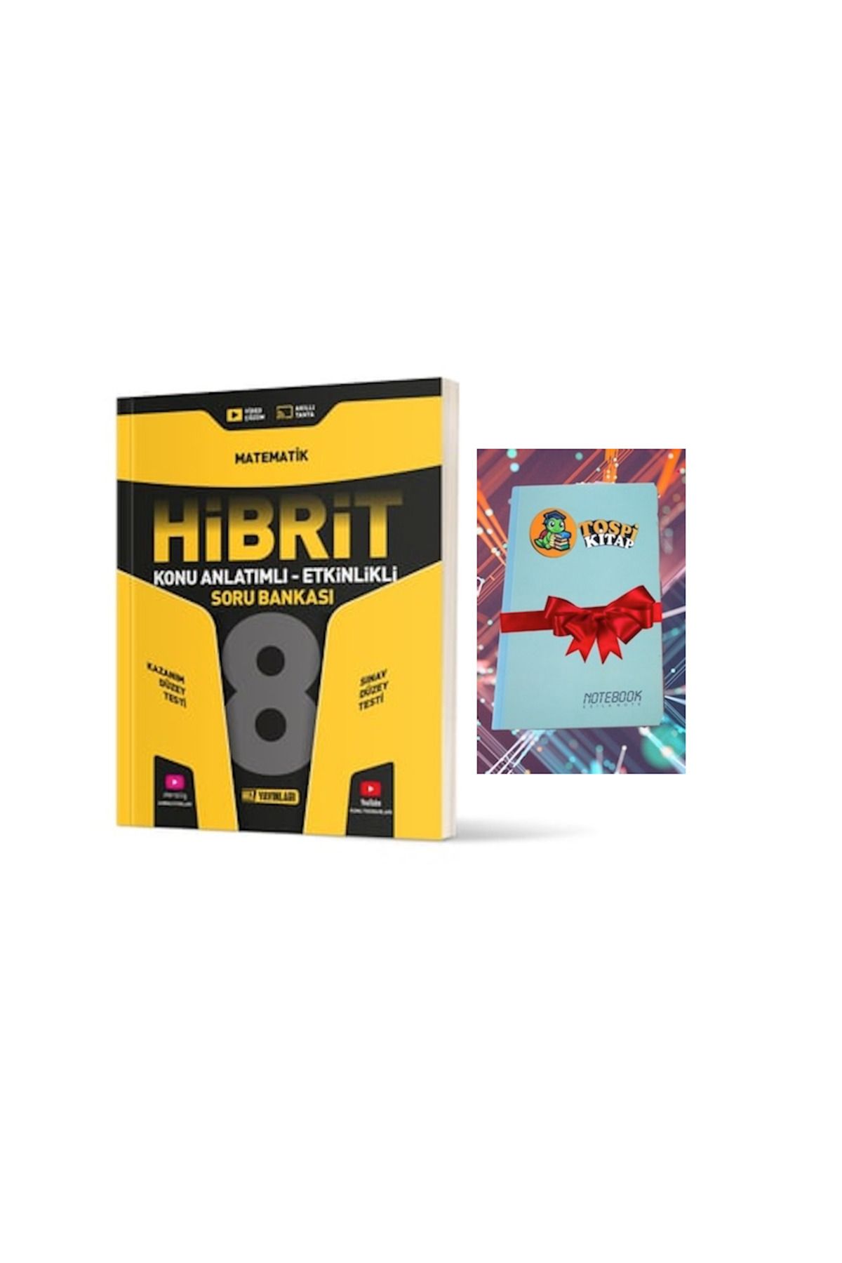 Karma Kitaplar 8. Sınıf MATEMATİK Hibrit Soru Bankası ( NOT DEFTERİ HEDİYE)