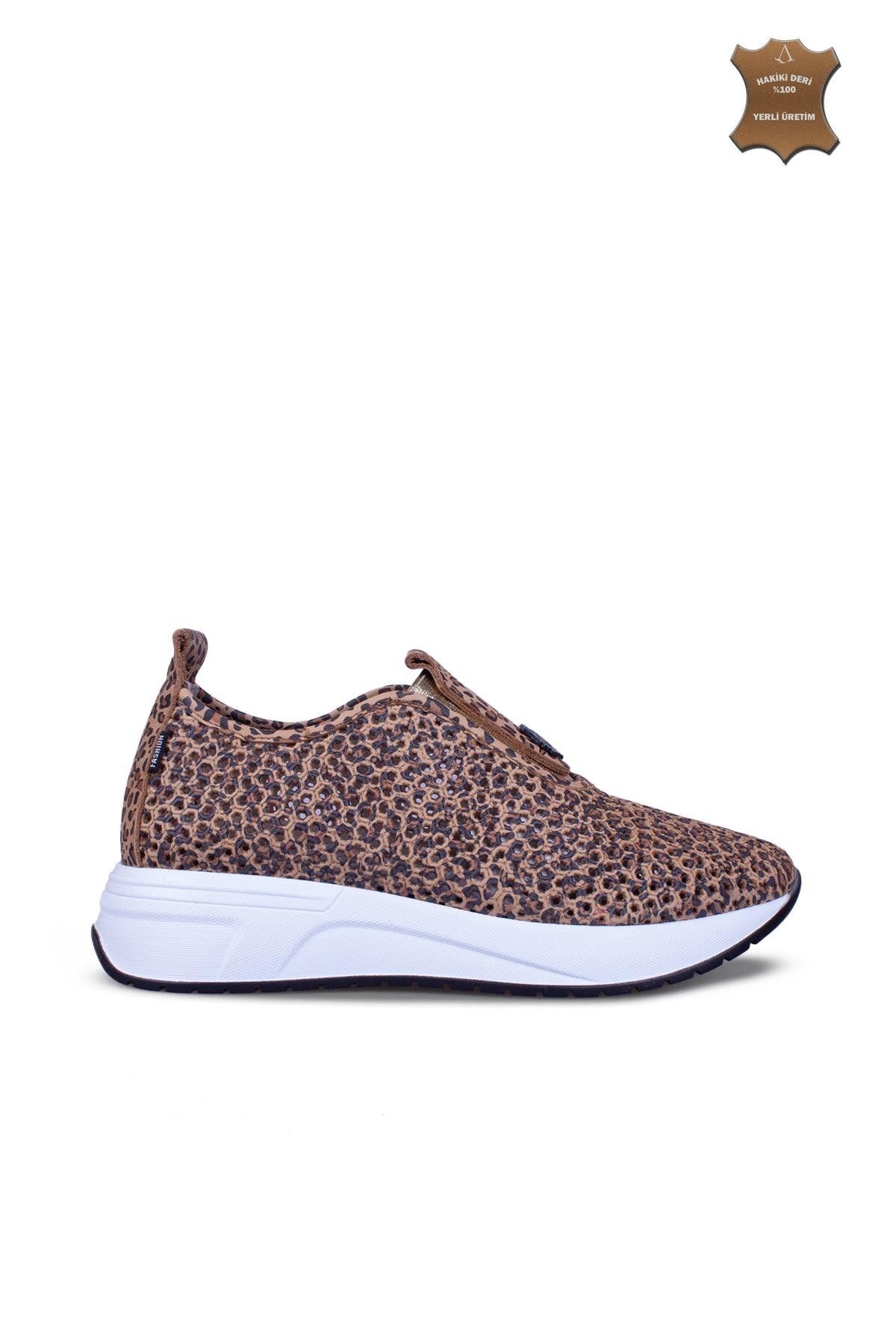 7ADIMDAAŞK Kadın Sneaker Hakiki Deri Ayakkabı 120Y25K13200