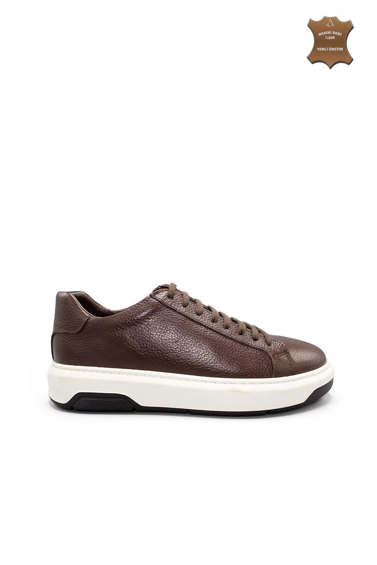 7ADIMDAAŞK Erkek Sneaker Hakiki Deri Ayakkabı 031Y24E5785