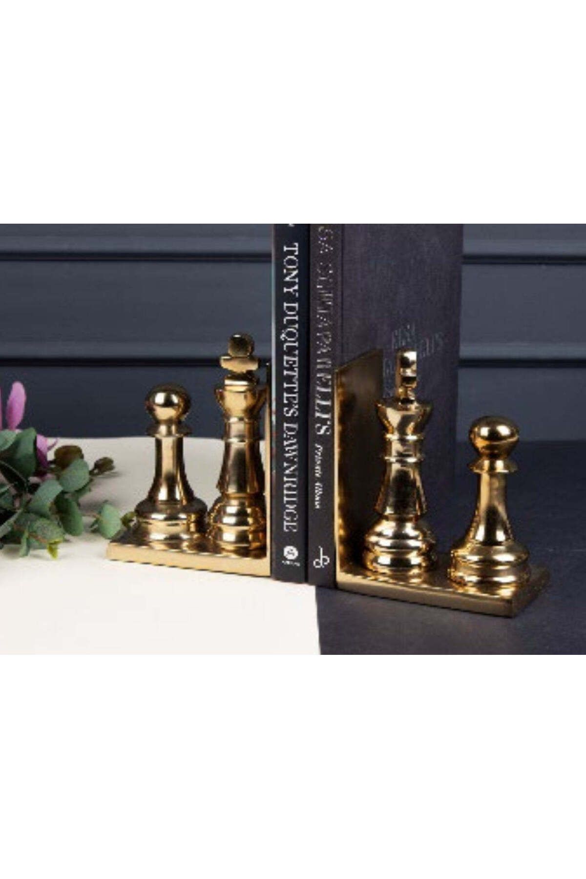 YSR CONCEPT Chessence Satranç Taşı Detaylı Kitap Tutucu