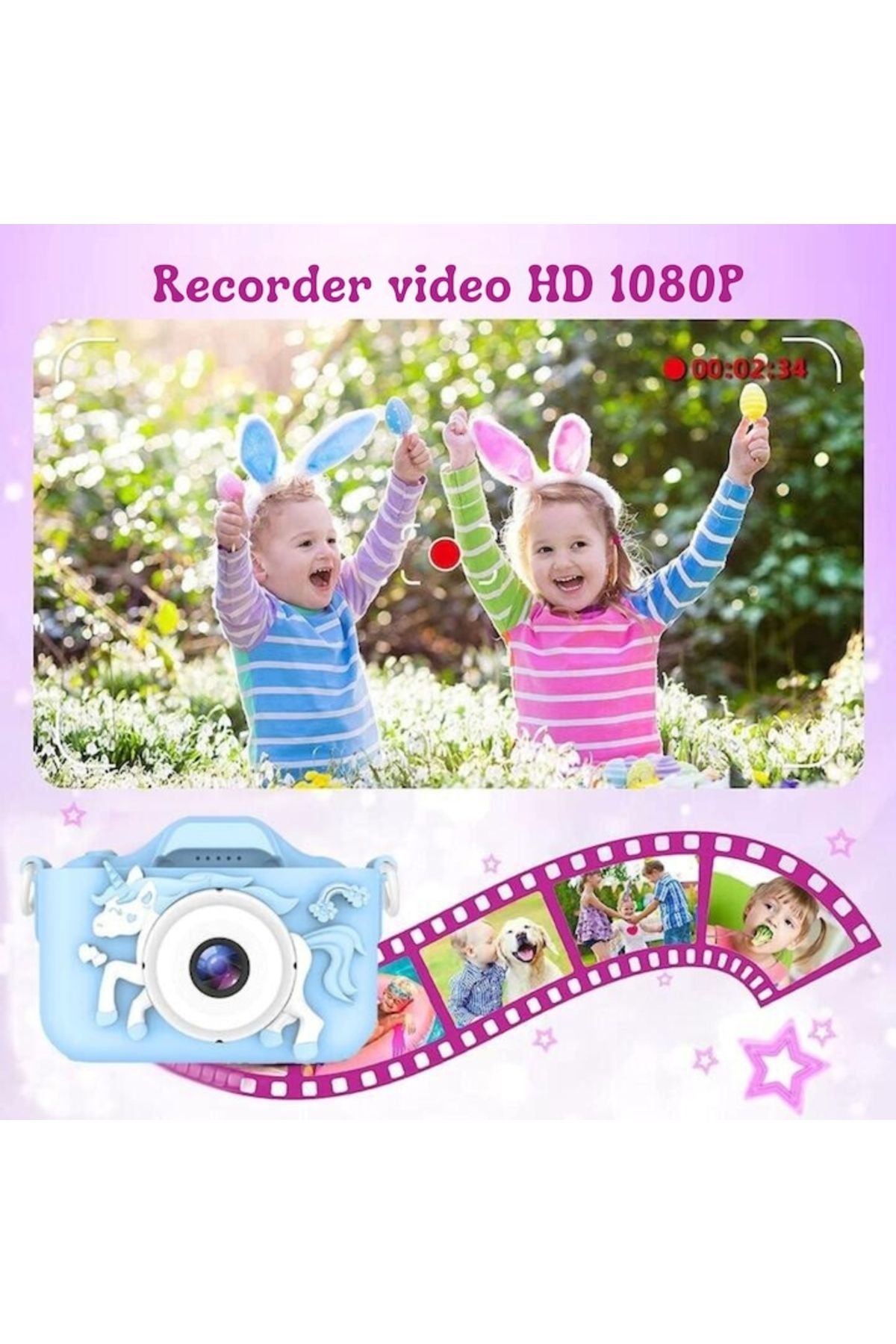 varioshop-VarioShop® Digital Camera for Kids, Dual camera, Multiple effects, Games, 12MP, 1920 x 10 6
