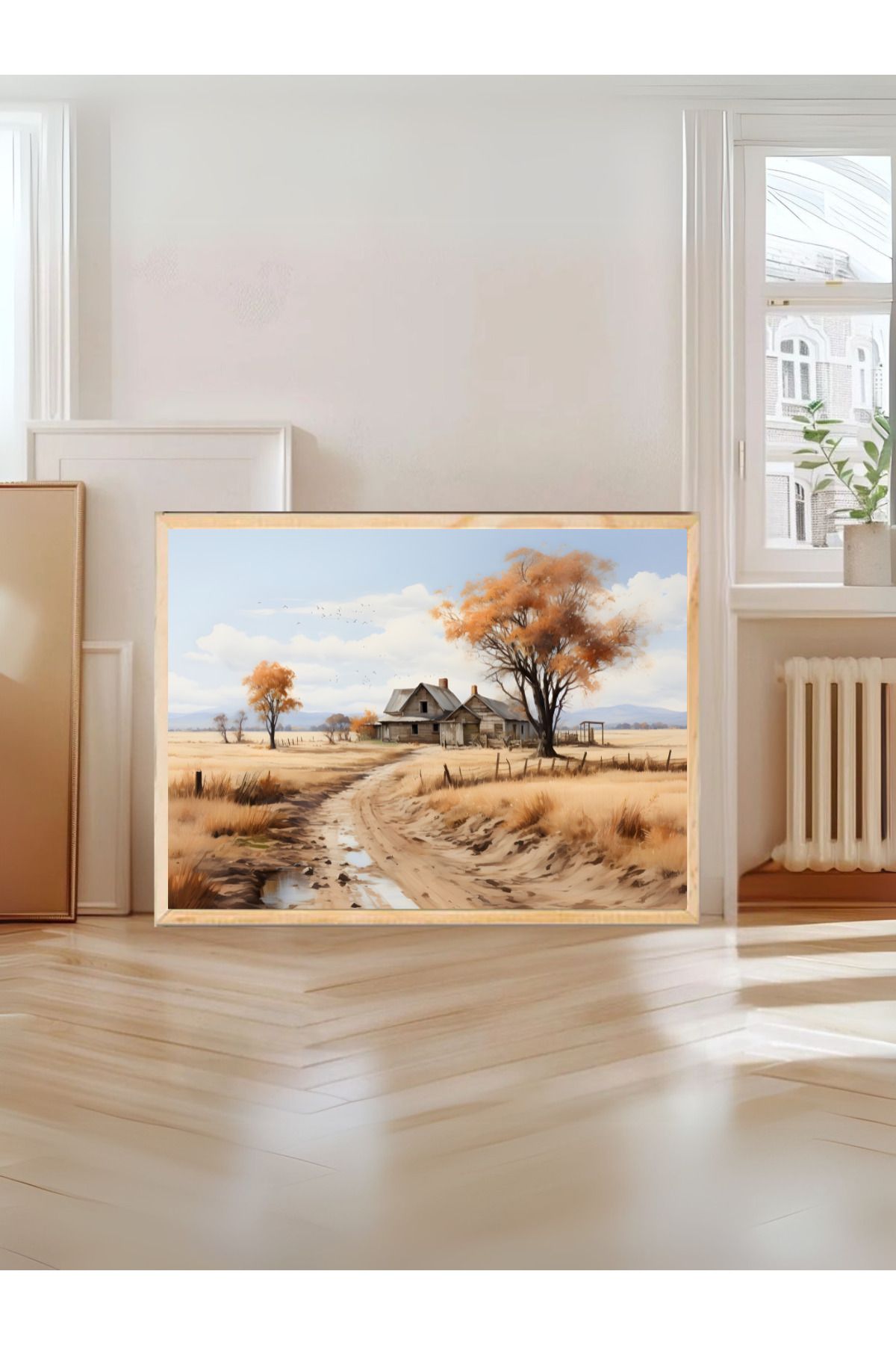 woodhomeworks tek parça salon ofis dekor tablo