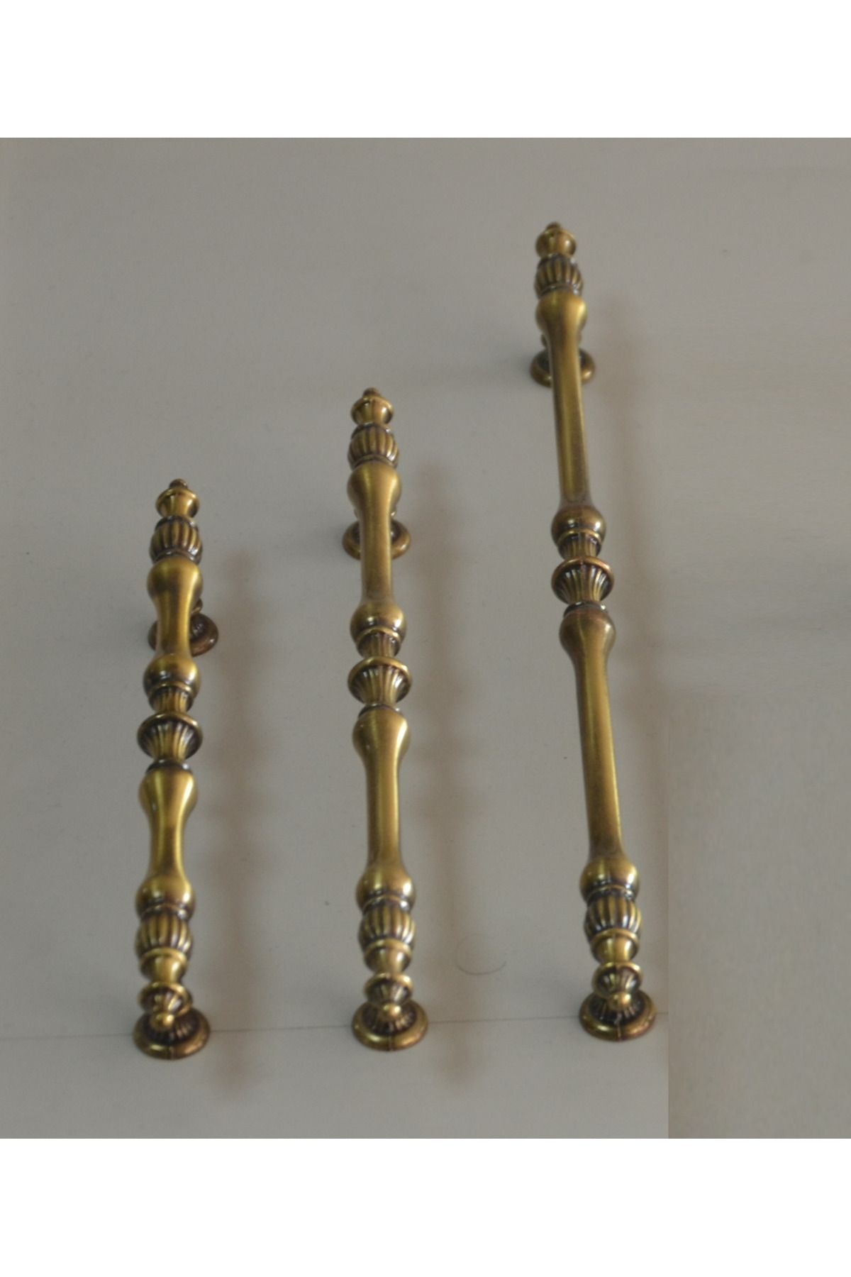 BafArt Mobilya Kulpu Kale 224mm Antik Sarı