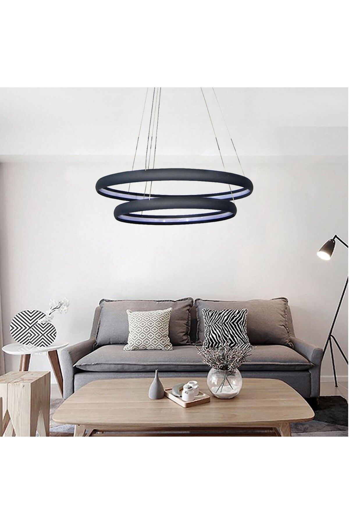 voxlamp lighting solutions Labros Sarkıt Lamba Ø60-45 Cm 59 Watt