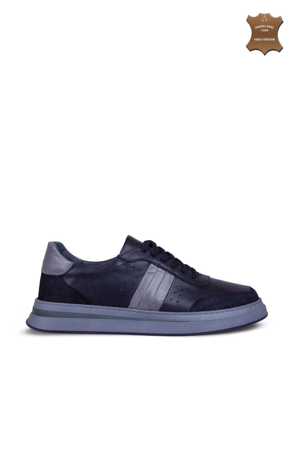 7ADIMDAAŞK Erkek Sneaker Hakiki Deri Ayakkabı 002Y25E4081