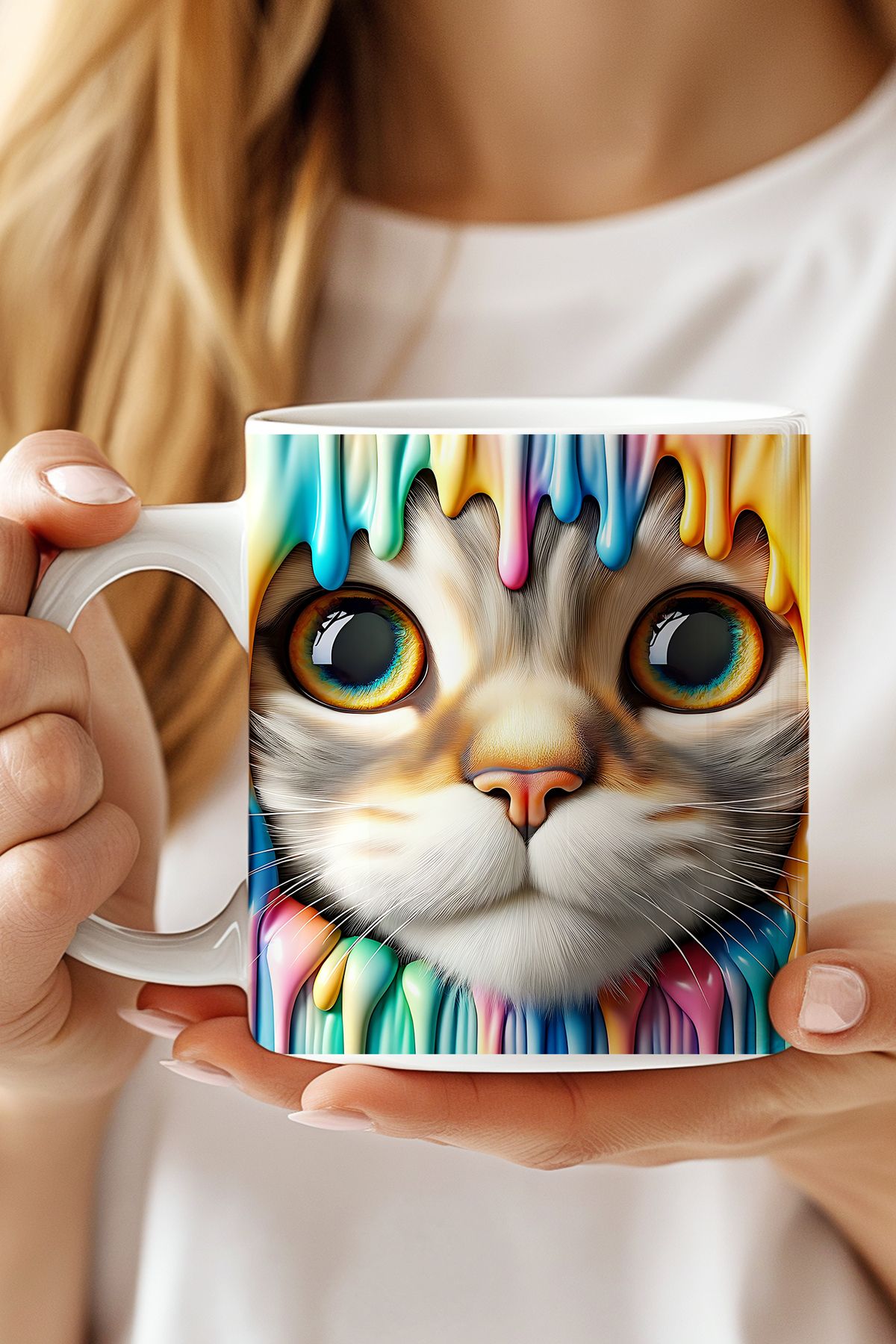 expreshediye 3D Kedi Kupa Bardak, Keidli 3D Bardak