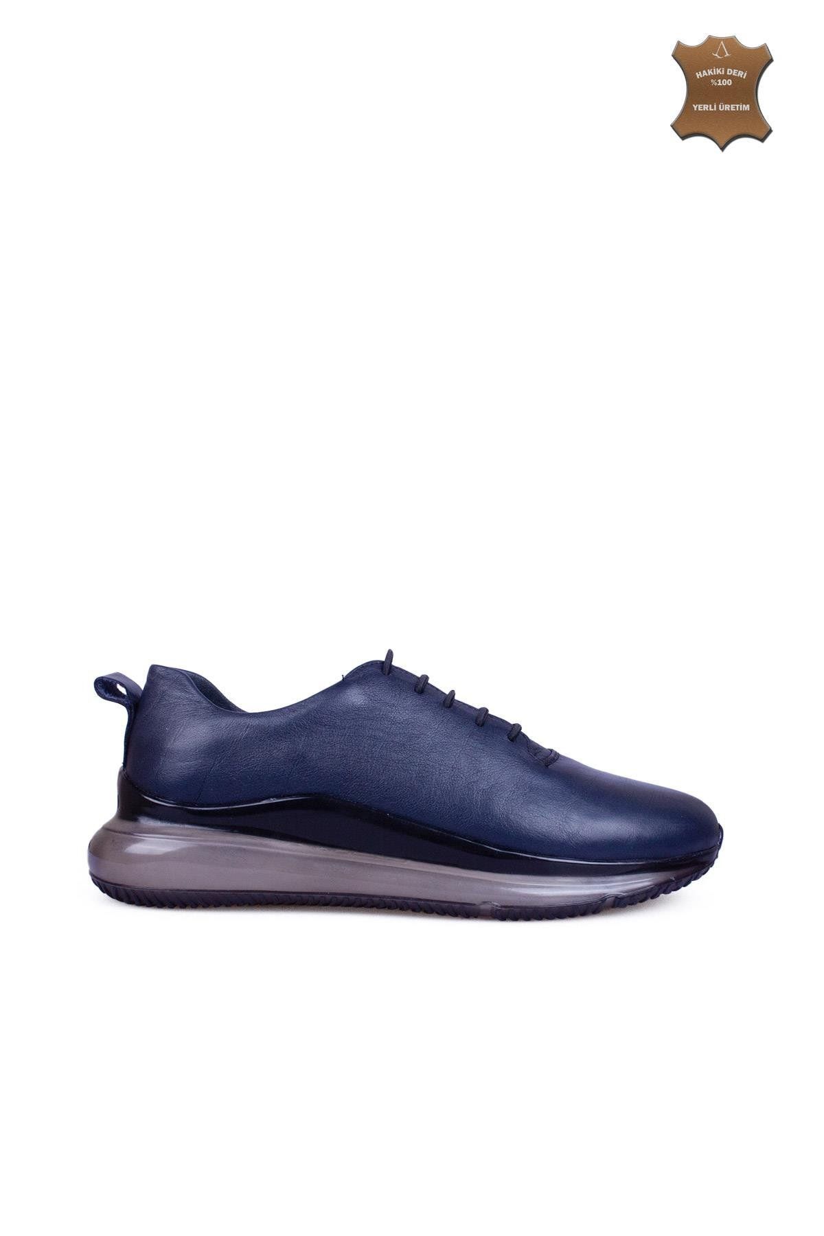 7ADIMDAAŞK Erkek Sneaker Hakiki Deri Ayakkabı 031Y24E5792