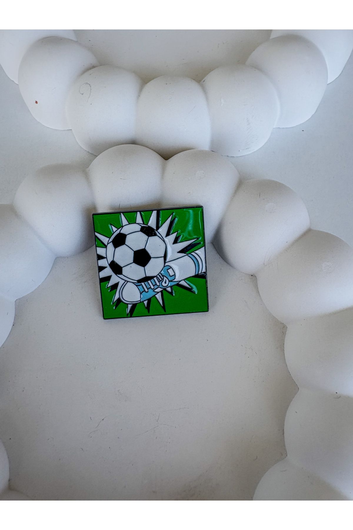 LeyyaJewelry Çocuk Futbol Temalı Broş
