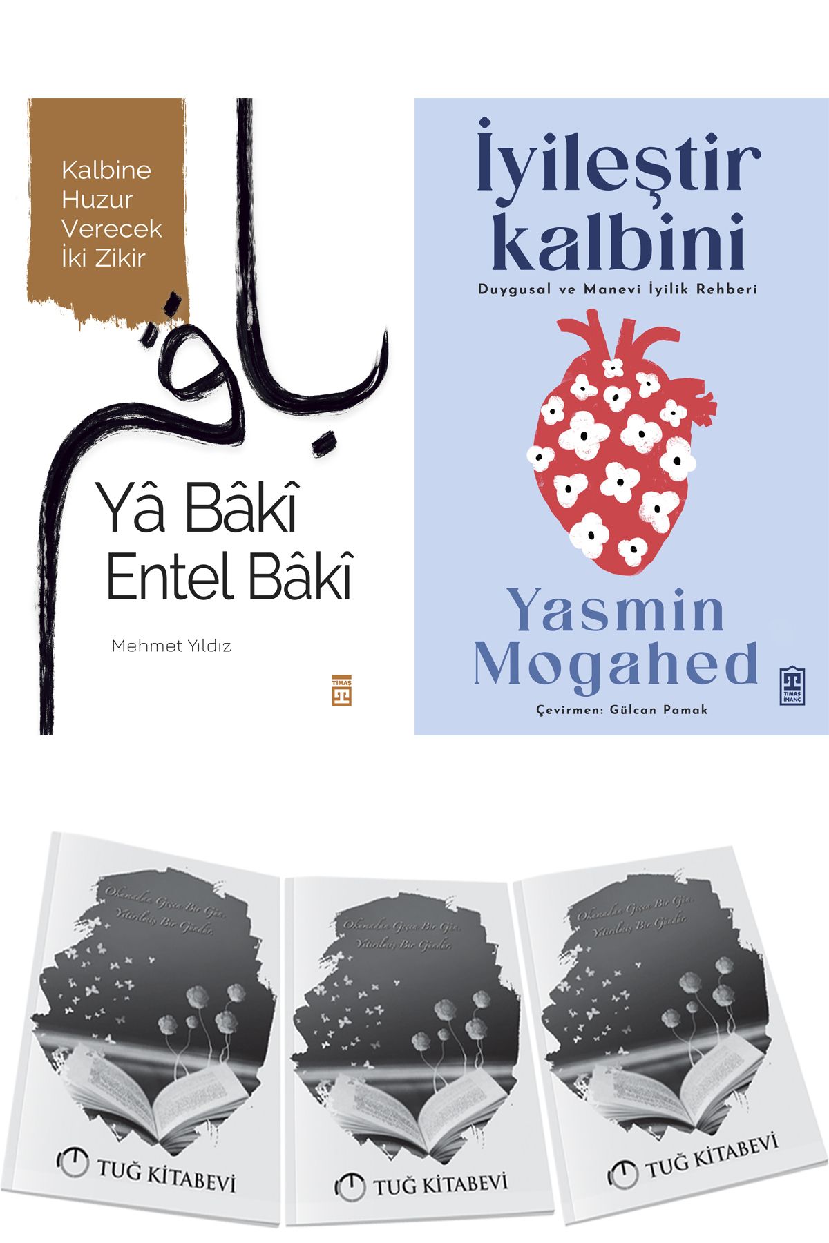 Timaş Yayınları Ya Baki Entel Baki ve İyileştir Kalbini 2li Set + Hediyeli